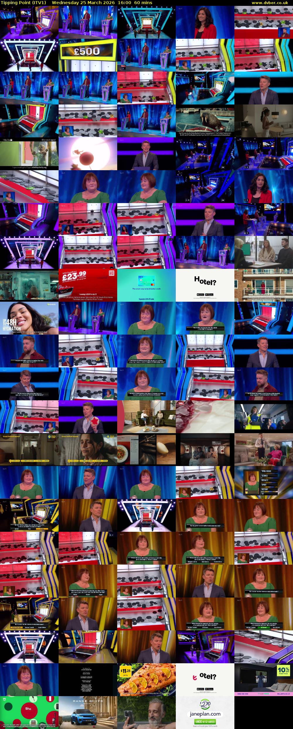 Tipping Point (ITV1) Wednesday 25 March 2026 16:00 - 17:00