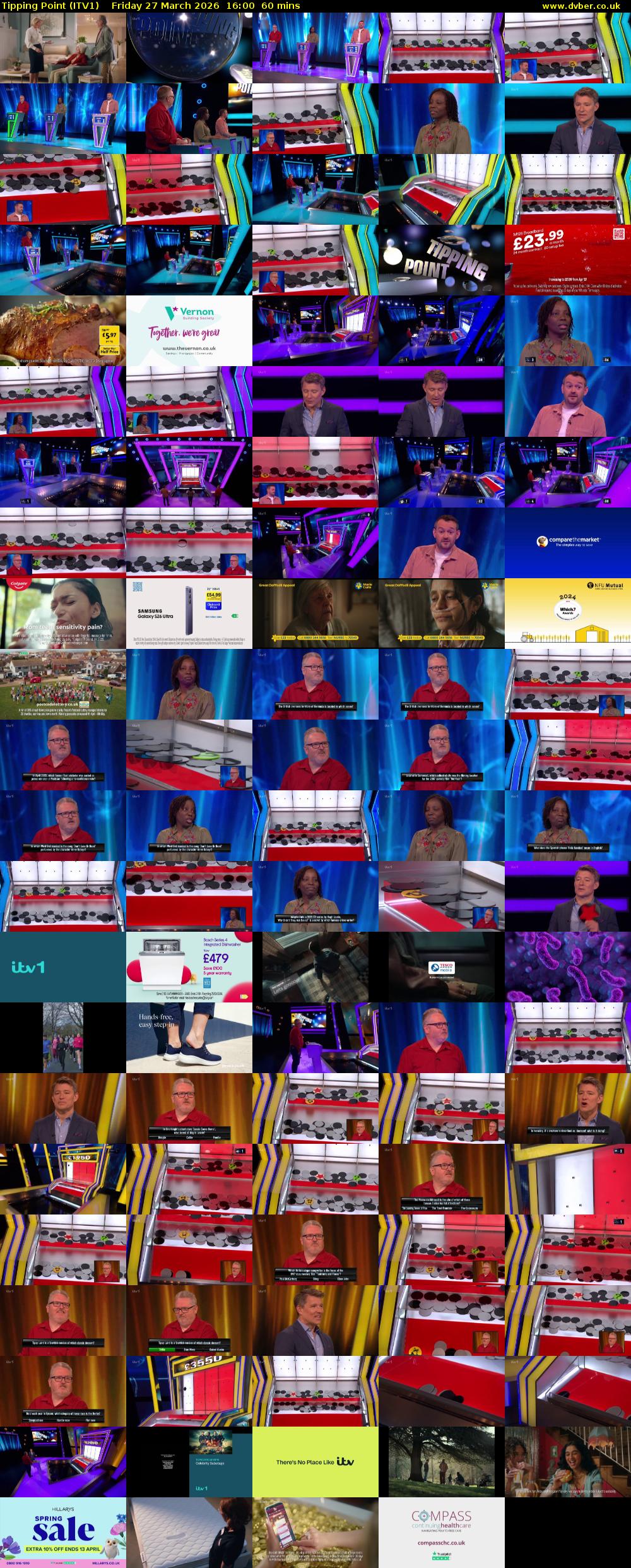 Tipping Point (ITV1) Friday 27 March 2026 16:00 - 17:00