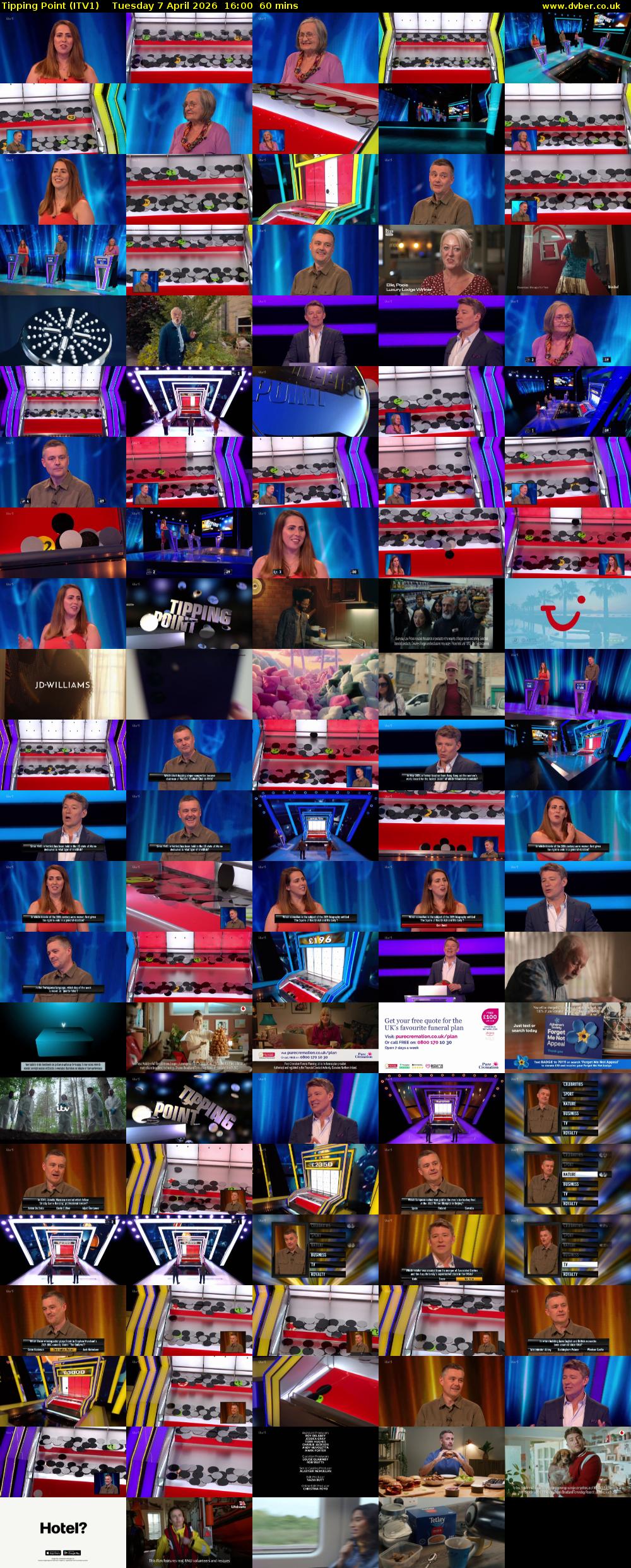 Tipping Point (ITV1) Tuesday 7 April 2026 16:00 - 17:00