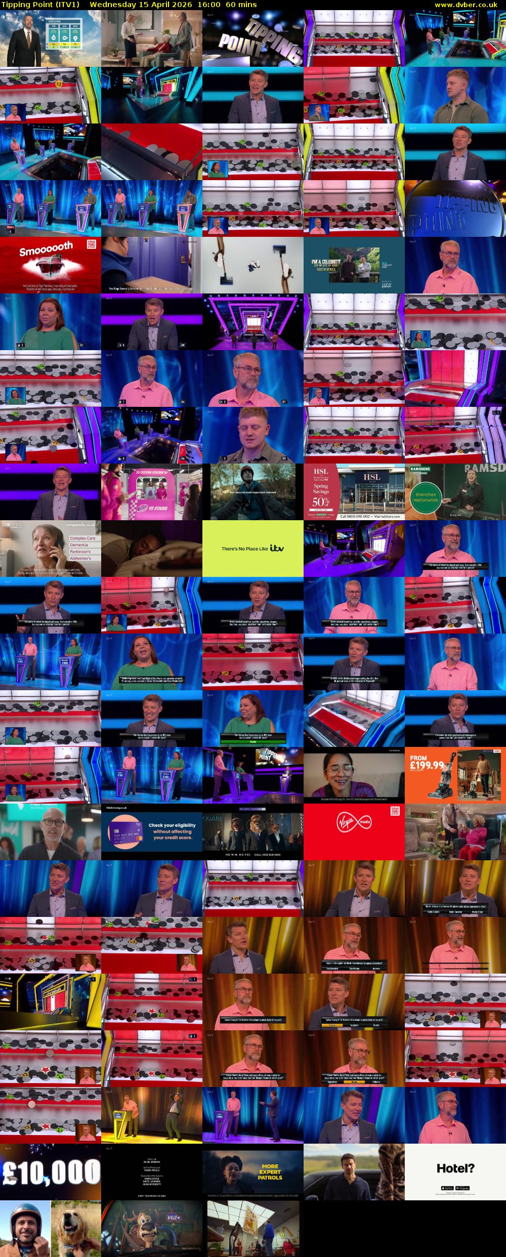 Tipping Point (ITV1) Wednesday 15 April 2026 16:00 - 17:00