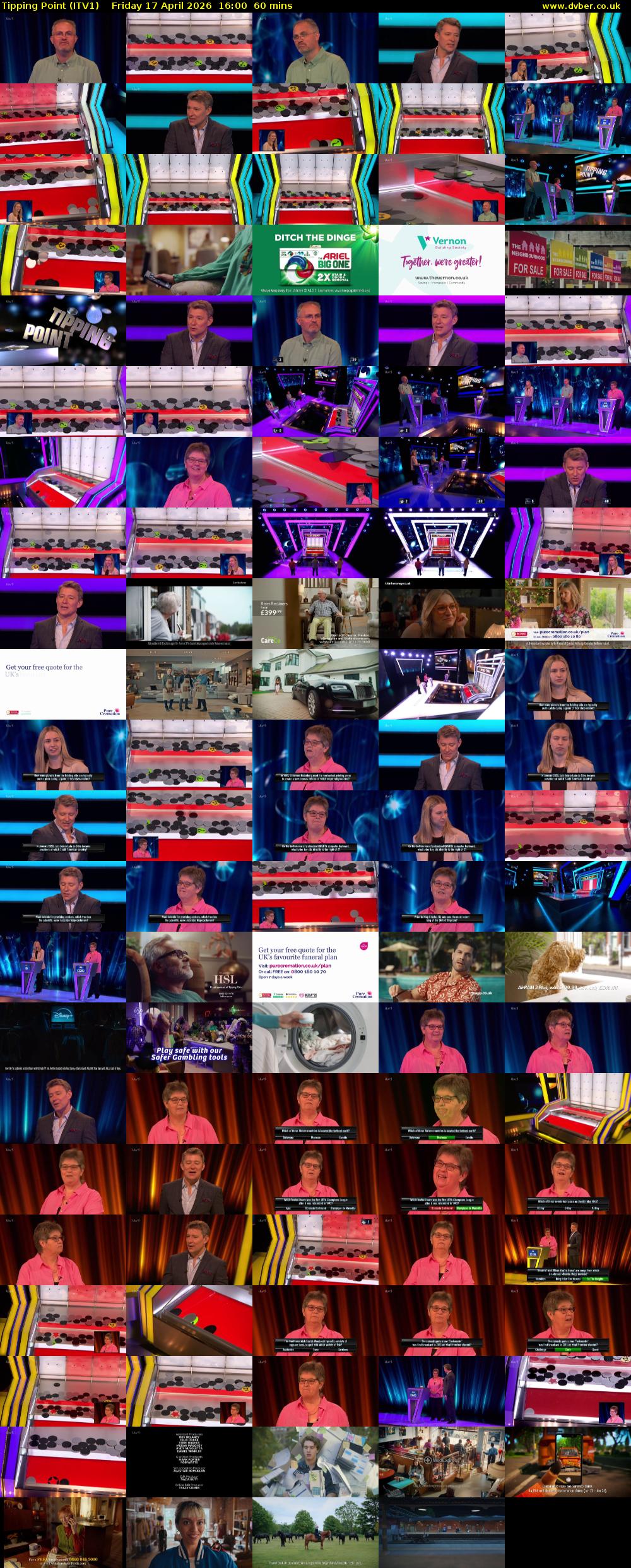 Tipping Point (ITV1) Friday 17 April 2026 16:00 - 17:00