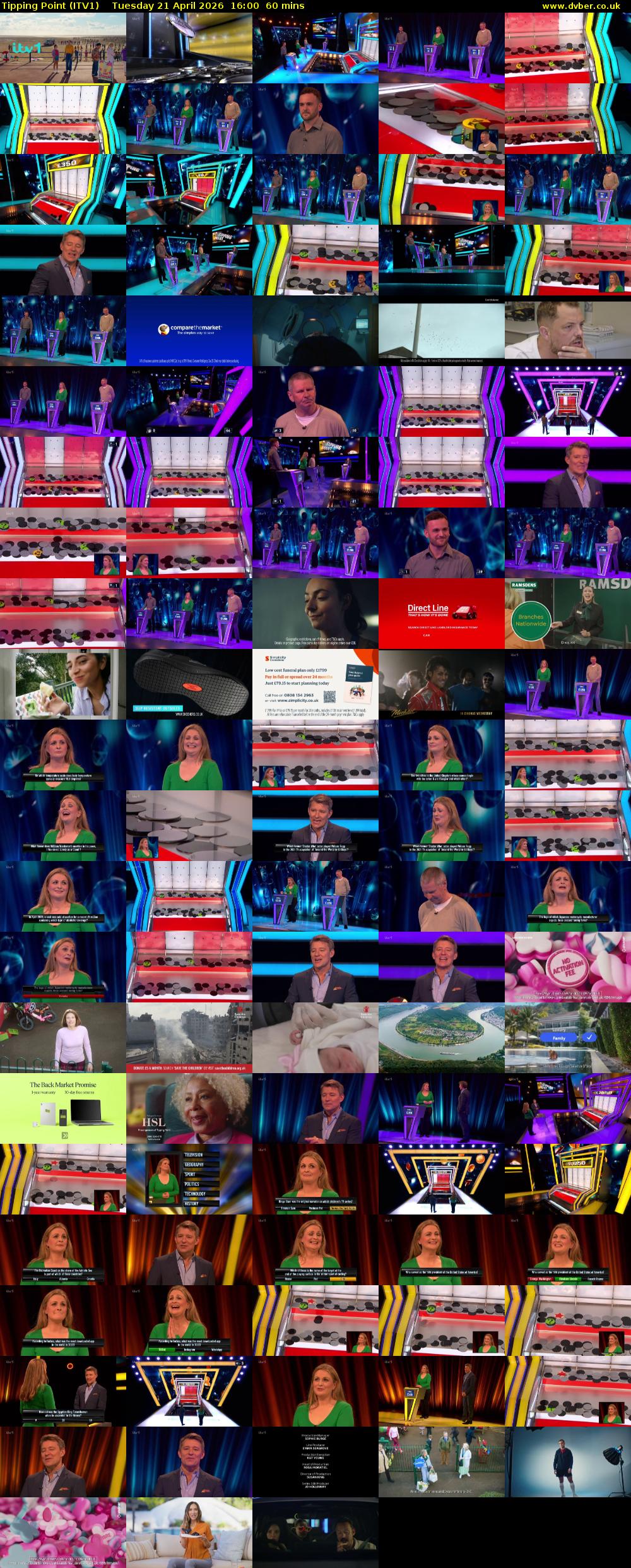 Tipping Point (ITV1) Tuesday 21 April 2026 16:00 - 17:00