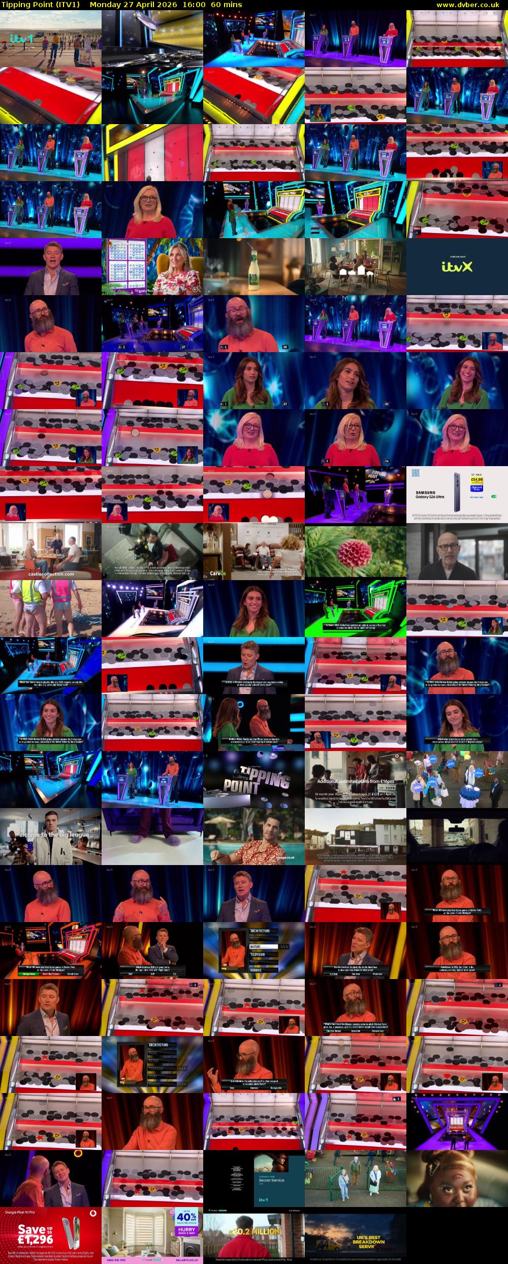 Tipping Point (ITV1) Monday 27 April 2026 16:00 - 17:00