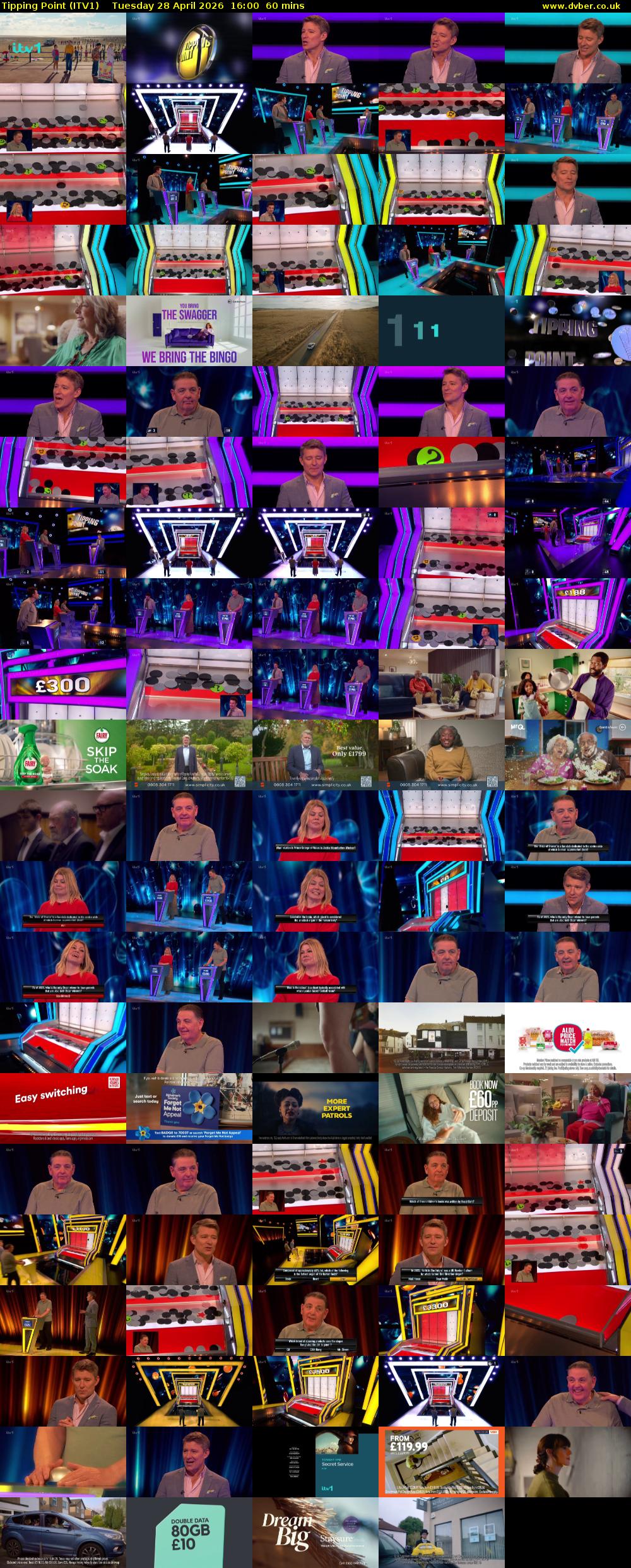 Tipping Point (ITV1) Tuesday 28 April 2026 16:00 - 17:00