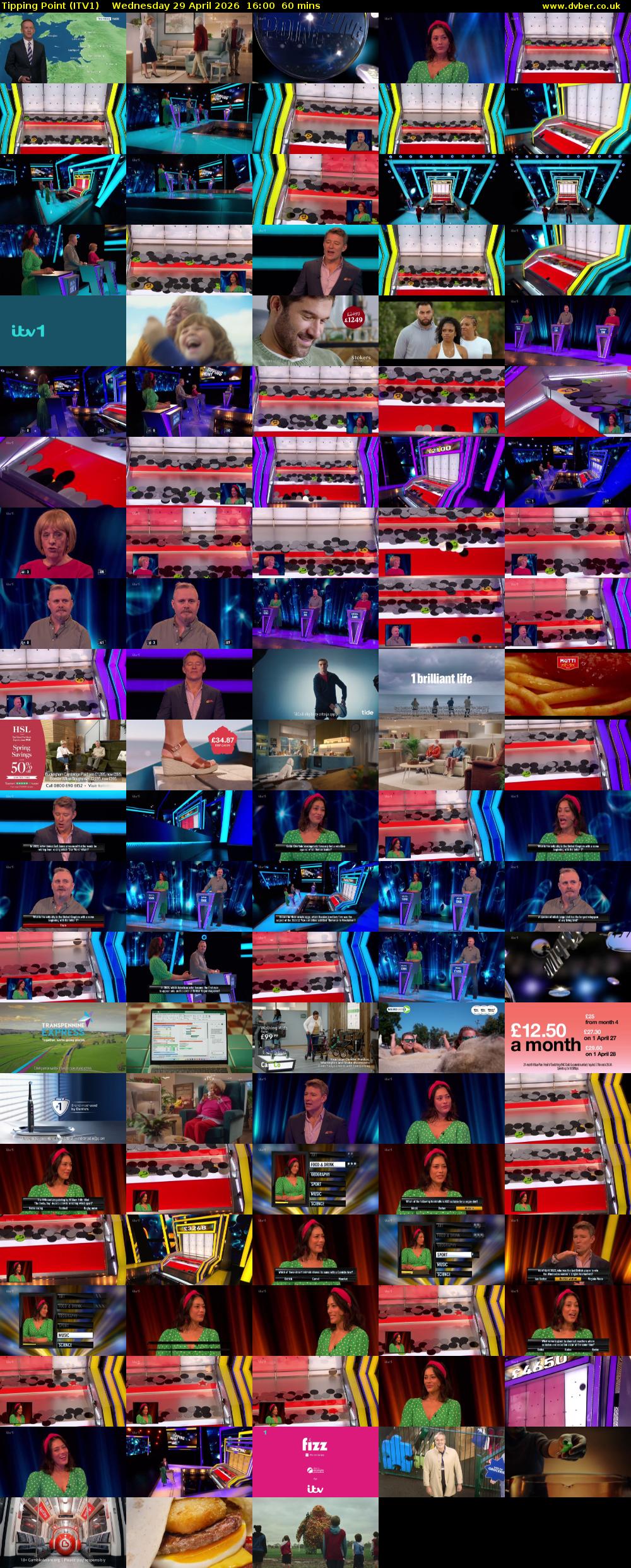 Tipping Point (ITV1) Wednesday 29 April 2026 16:00 - 17:00