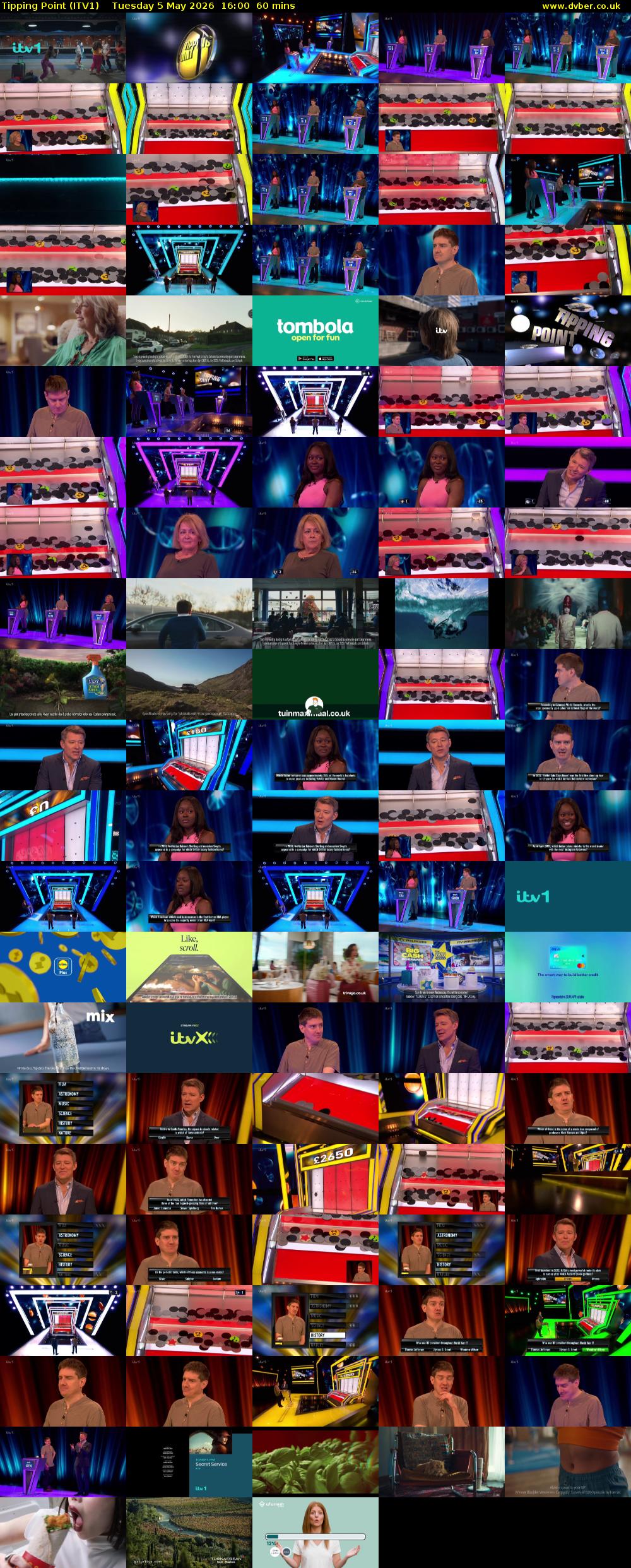 Tipping Point (ITV1) Tuesday 5 May 2026 16:00 - 17:00