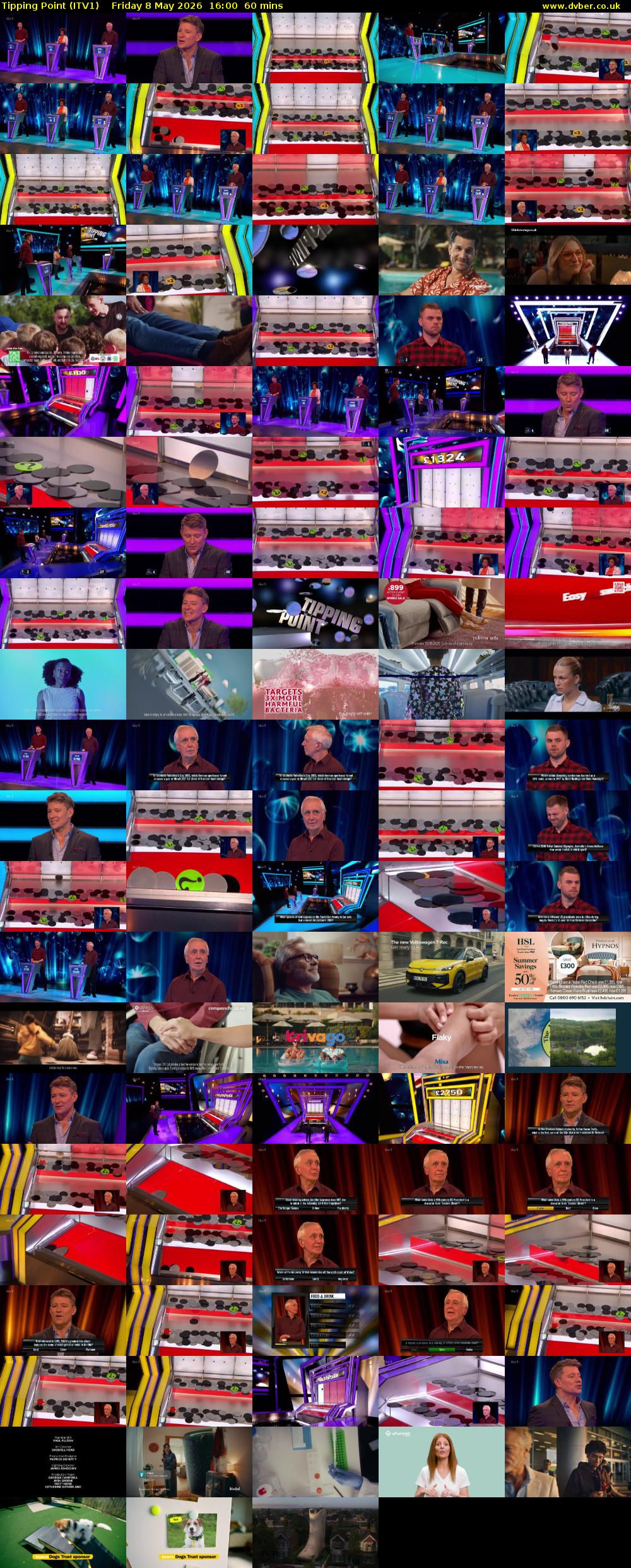 Tipping Point (ITV1) Friday 8 May 2026 16:00 - 17:00