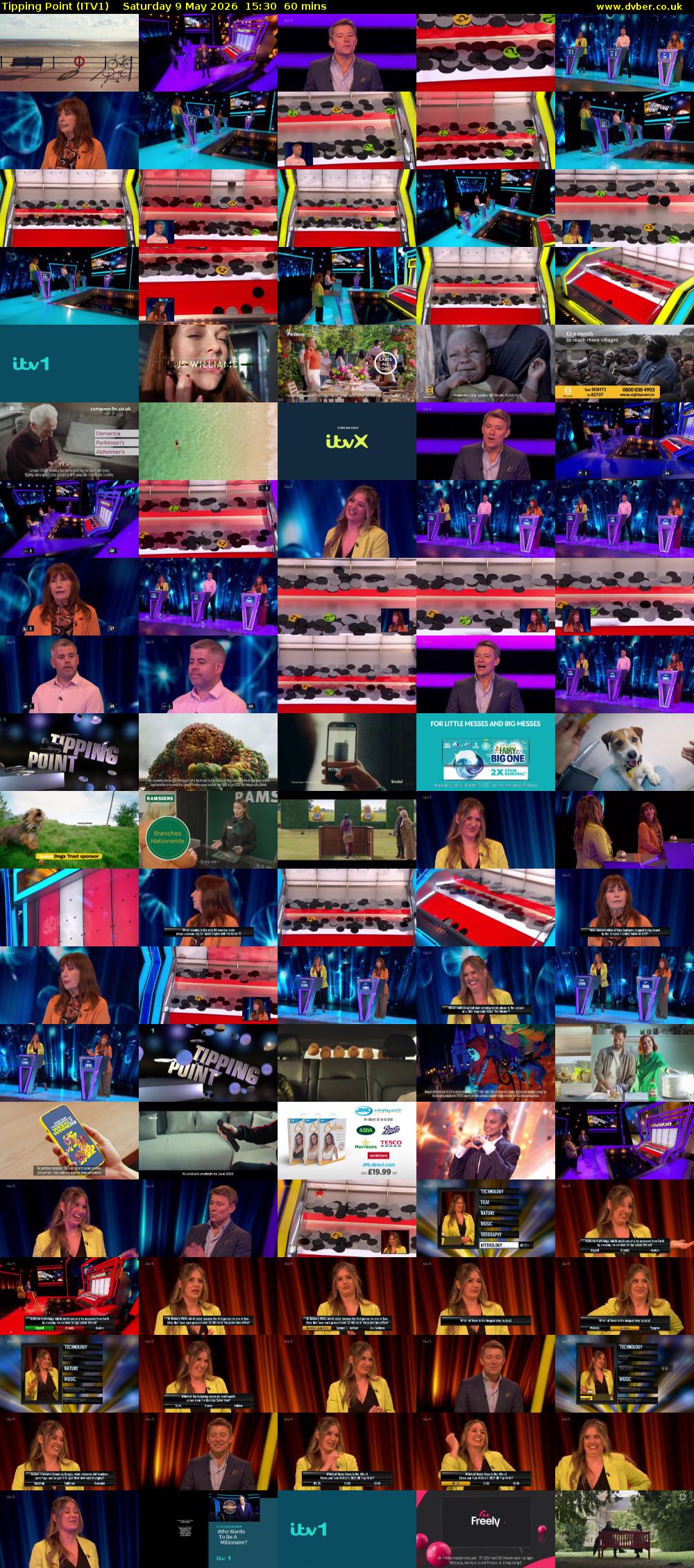 Tipping Point (ITV1) Saturday 9 May 2026 15:30 - 16:30