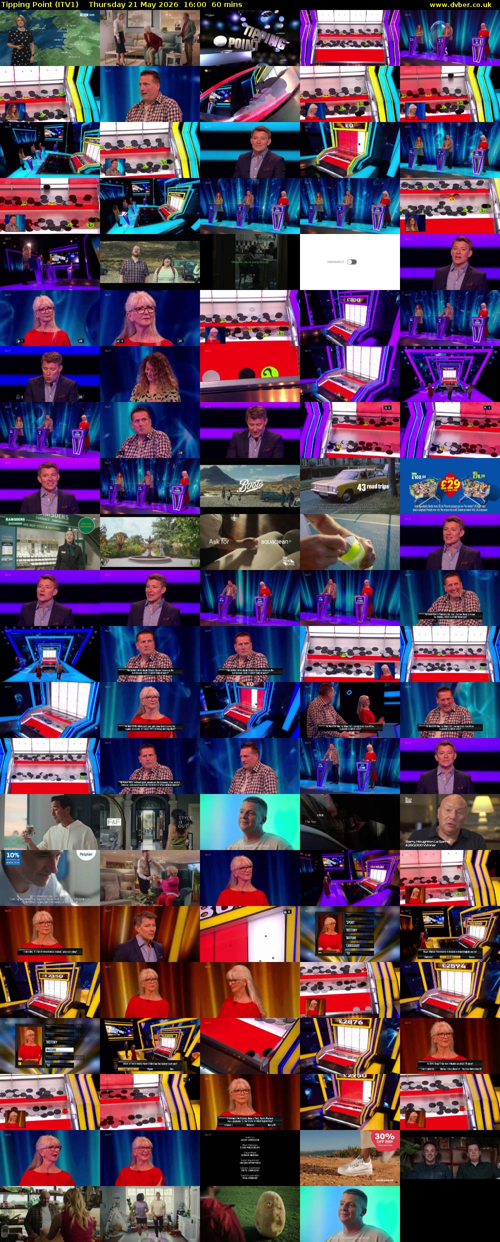 Tipping Point (ITV1) Thursday 21 May 2026 16:00 - 17:00