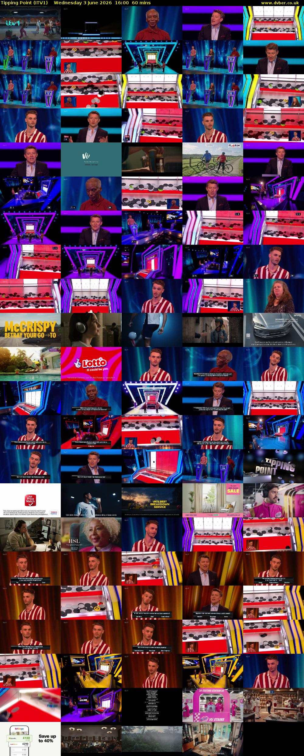 Tipping Point (ITV1) Wednesday 3 June 2026 16:00 - 17:00