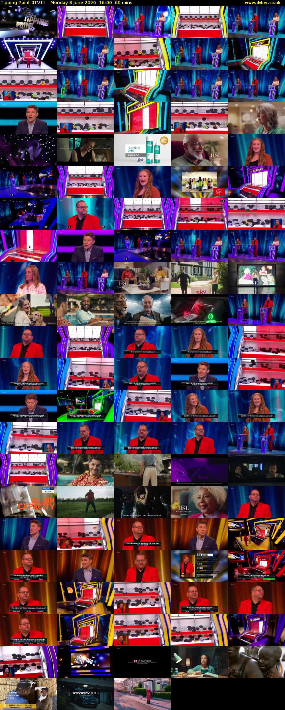 Tipping Point (ITV1) Monday 8 June 2026 16:00 - 17:00