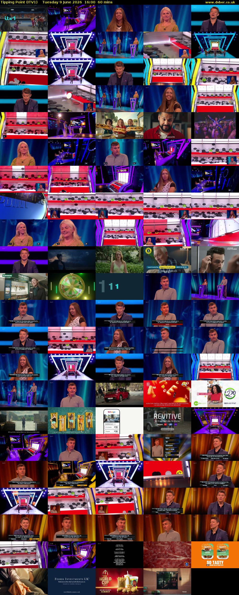 Tipping Point (ITV1) Tuesday 9 June 2026 16:00 - 17:00