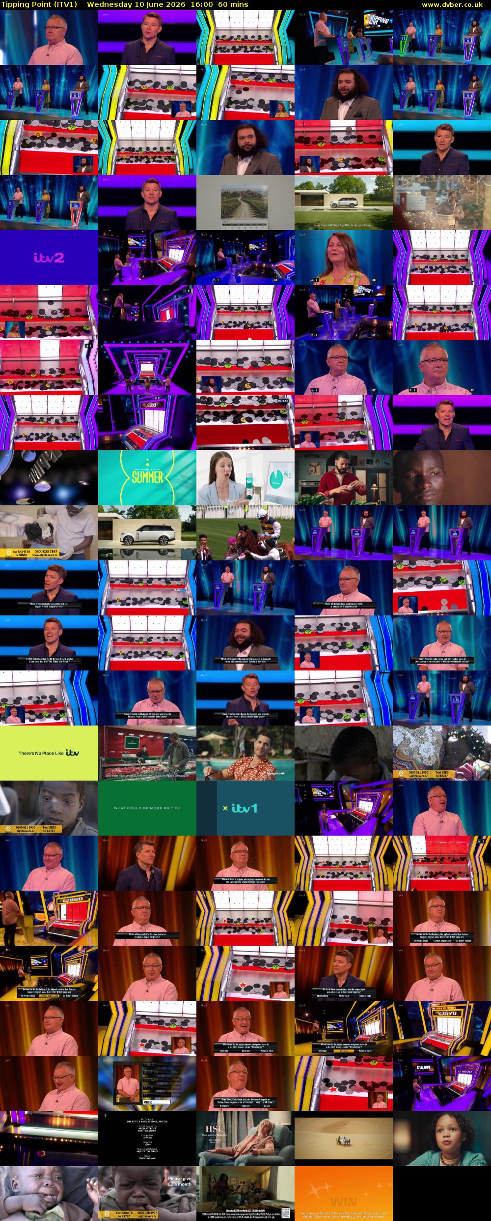Tipping Point (ITV1) Wednesday 10 June 2026 16:00 - 17:00