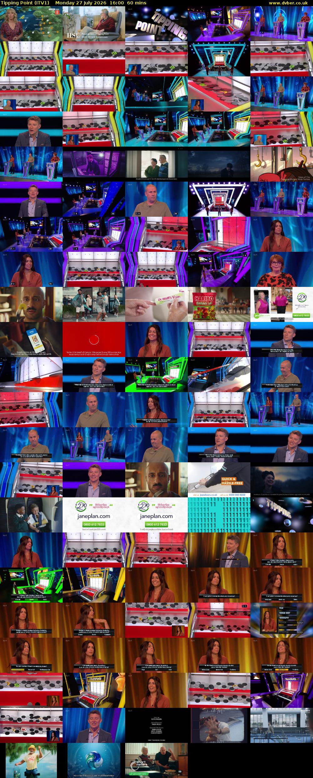 Tipping Point (ITV1) Monday 27 July 2026 16:00 - 17:00