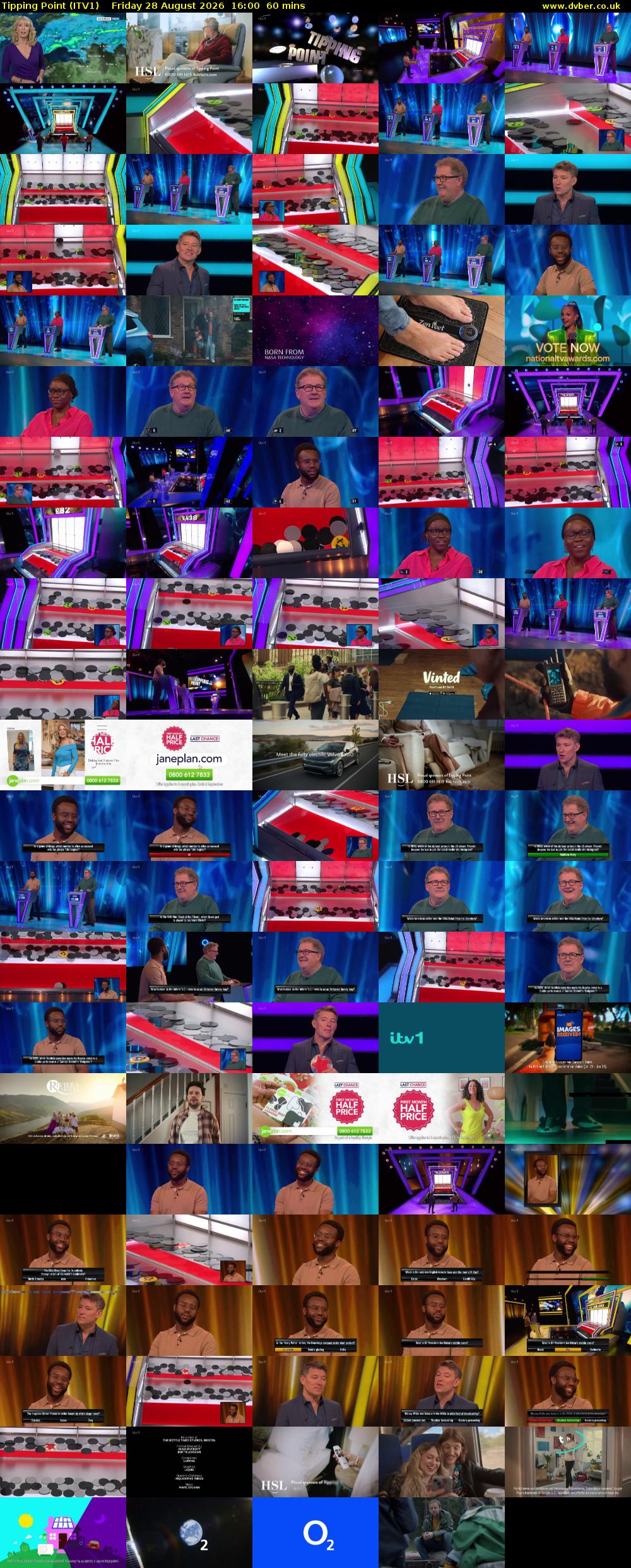 Tipping Point (ITV1) Friday 28 August 2026 16:00 - 17:00