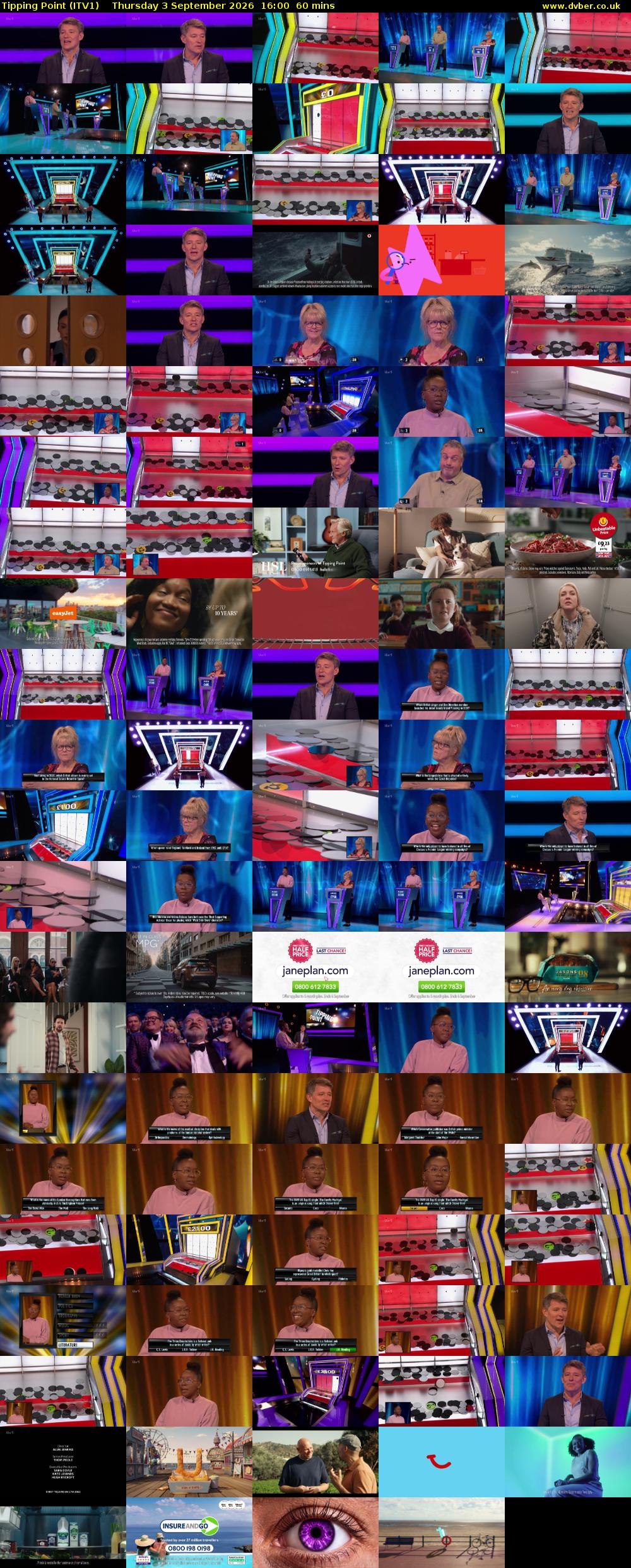 Tipping Point (ITV1) Thursday 3 September 2026 16:00 - 17:00