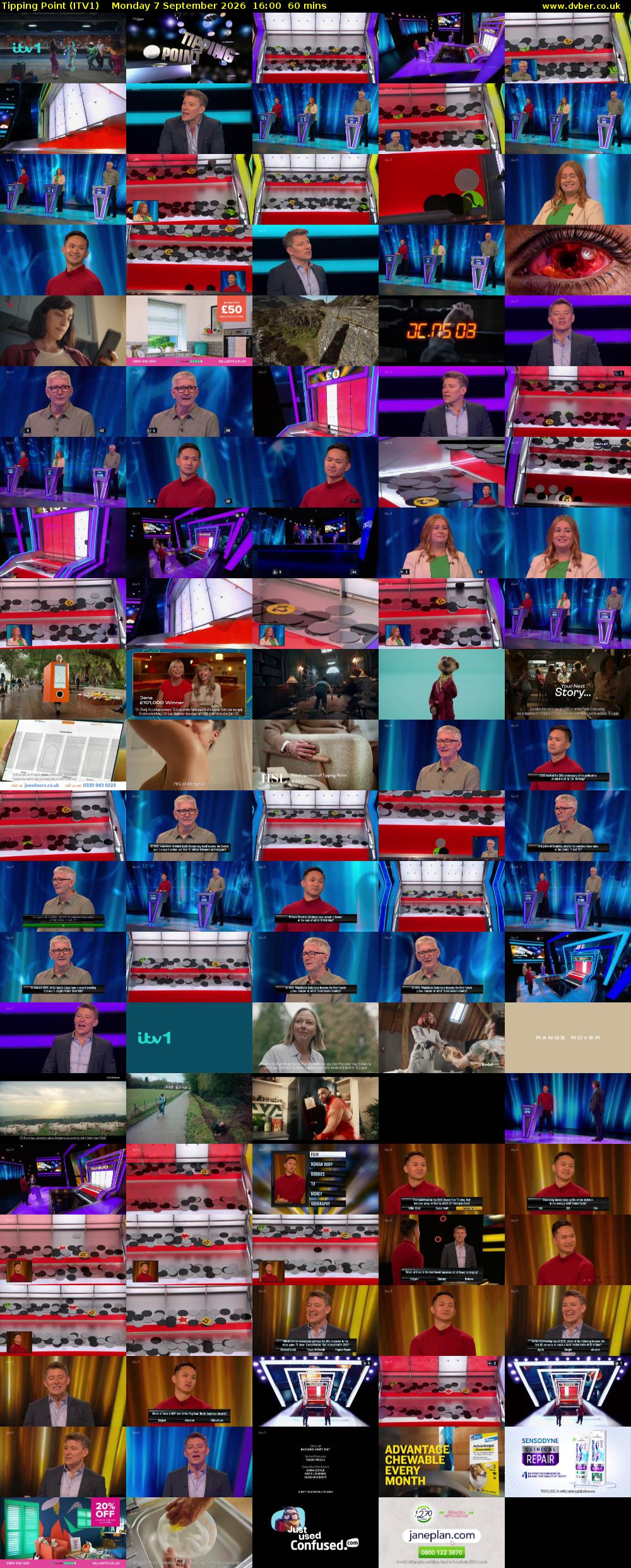 Tipping Point (ITV1) Monday 7 September 2026 16:00 - 17:00