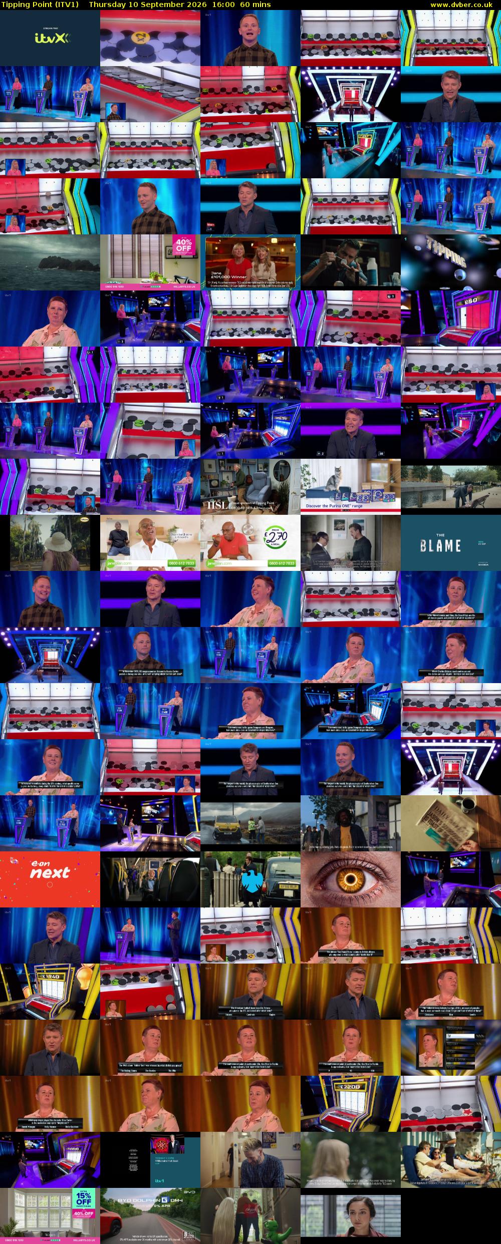 Tipping Point (ITV1) Thursday 10 September 2026 16:00 - 17:00