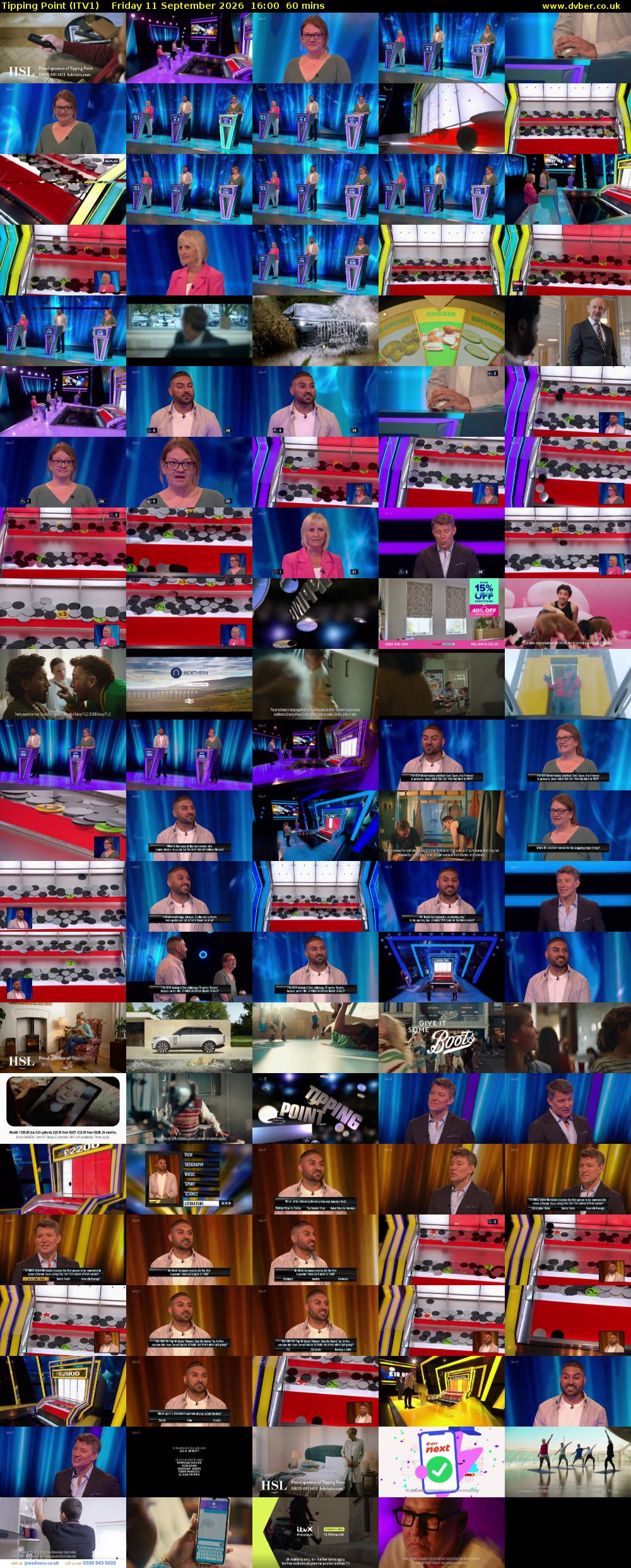Tipping Point (ITV1) Friday 11 September 2026 16:00 - 17:00