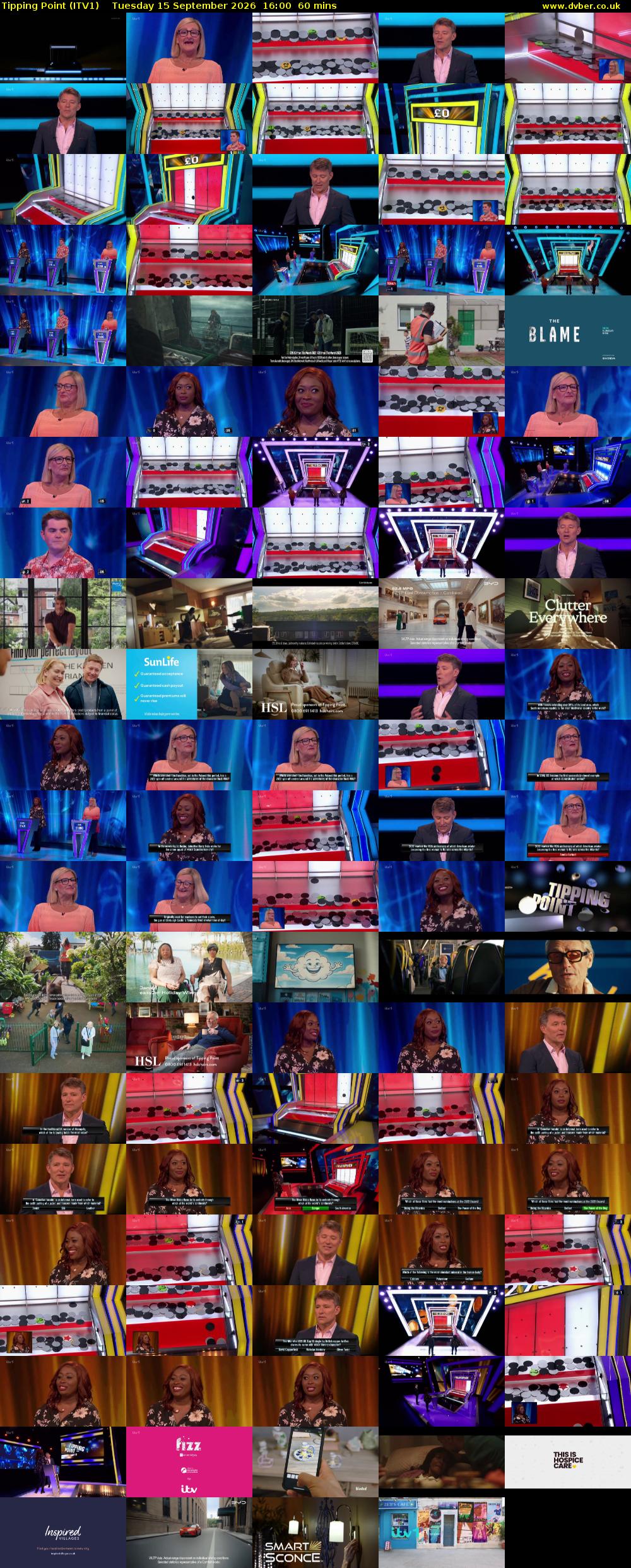 Tipping Point (ITV1) Tuesday 15 September 2026 16:00 - 17:00