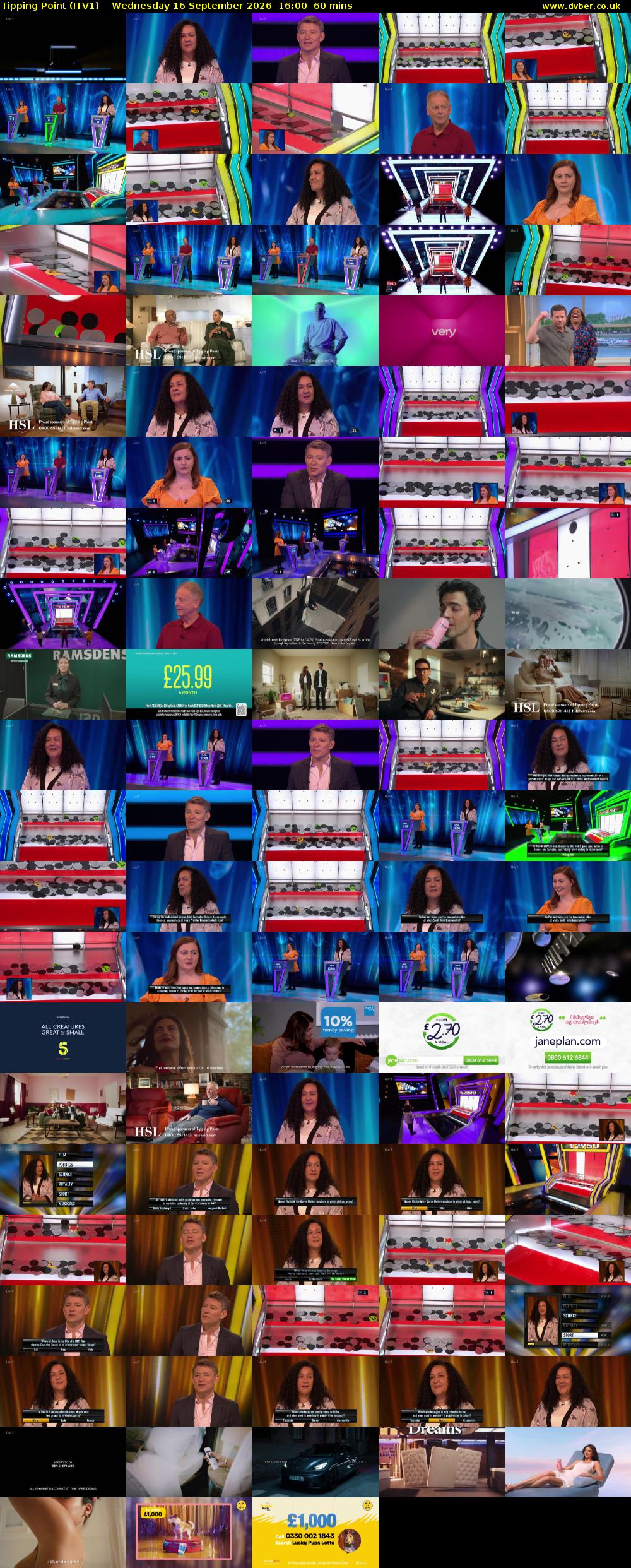 Tipping Point (ITV1) Wednesday 16 September 2026 16:00 - 17:00
