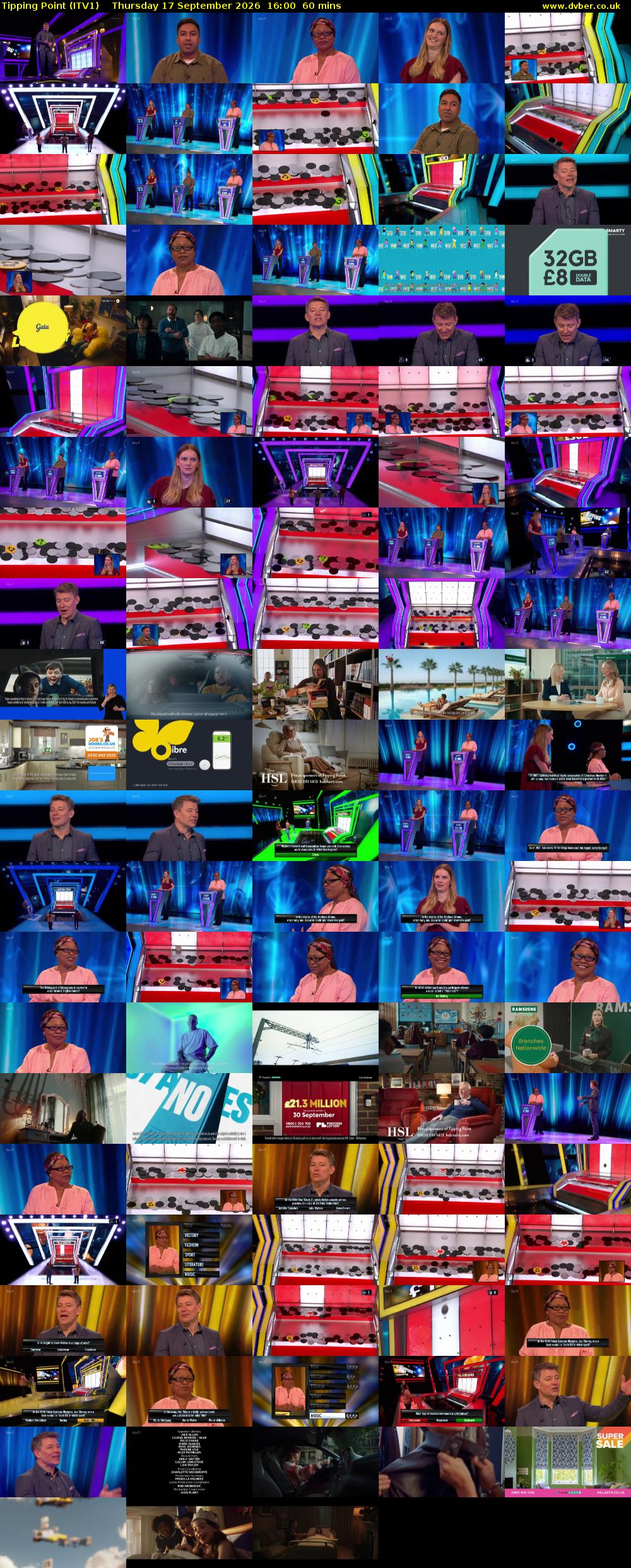 Tipping Point (ITV1) Thursday 17 September 2026 16:00 - 17:00
