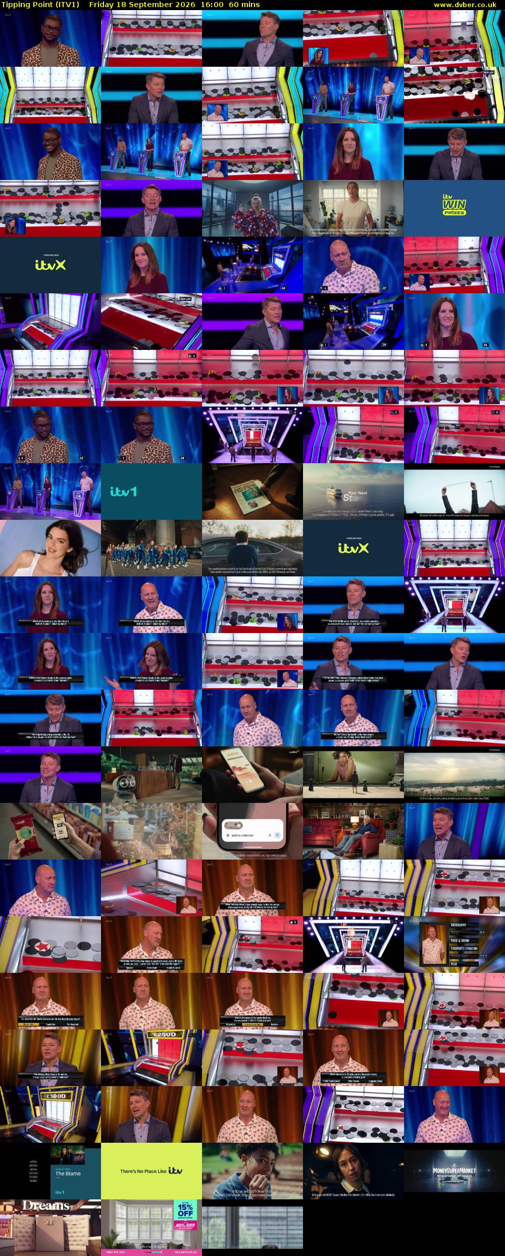 Tipping Point (ITV1) Friday 18 September 2026 16:00 - 17:00