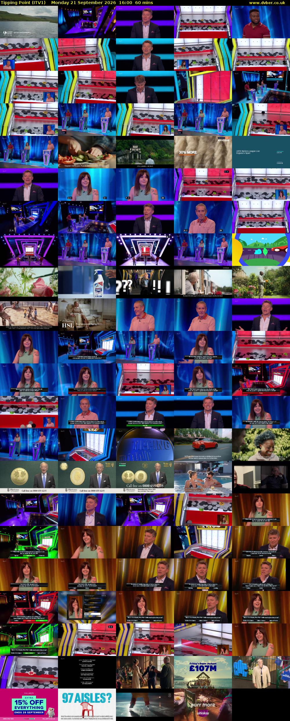 Tipping Point (ITV1) Monday 21 September 2026 16:00 - 17:00