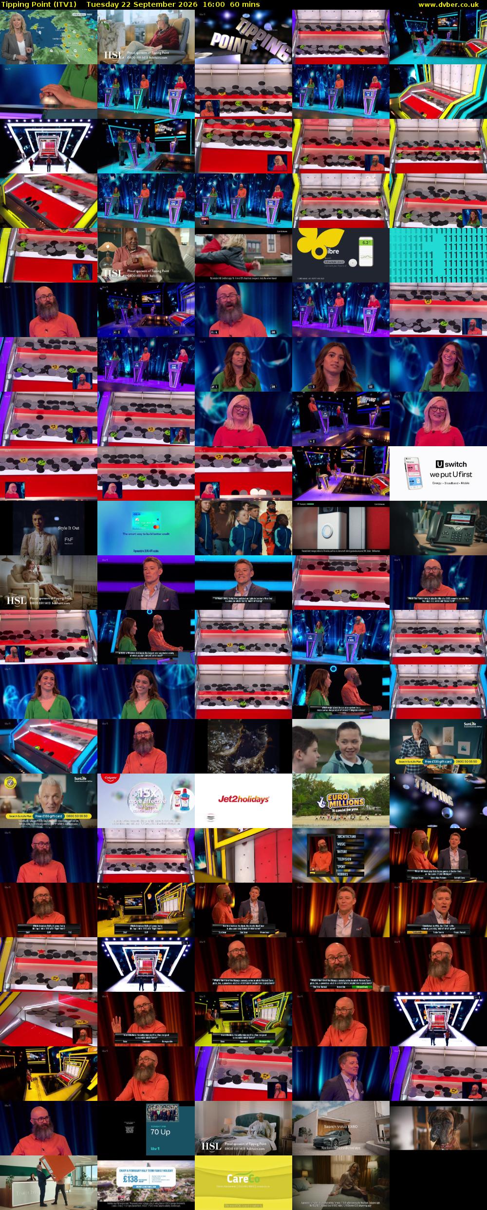Tipping Point (ITV1) Tuesday 22 September 2026 16:00 - 17:00