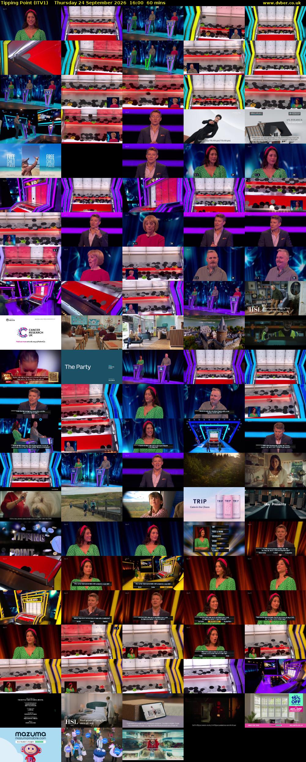 Tipping Point (ITV1) Thursday 24 September 2026 16:00 - 17:00