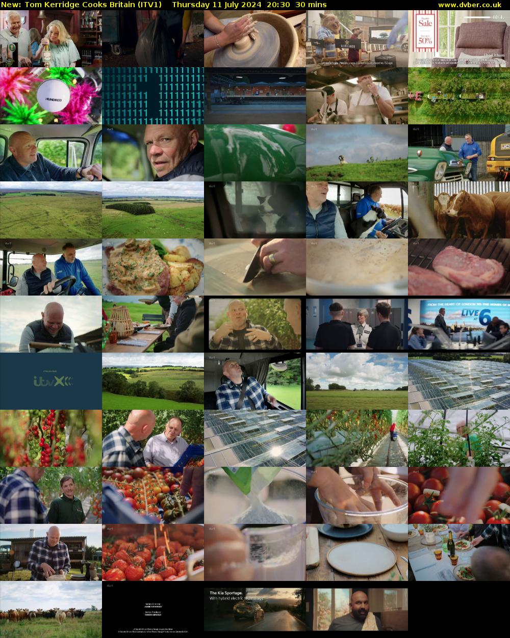 Tom Kerridge Cooks Britain (ITV1) Thursday 11 July 2024 20:30 - 21:00