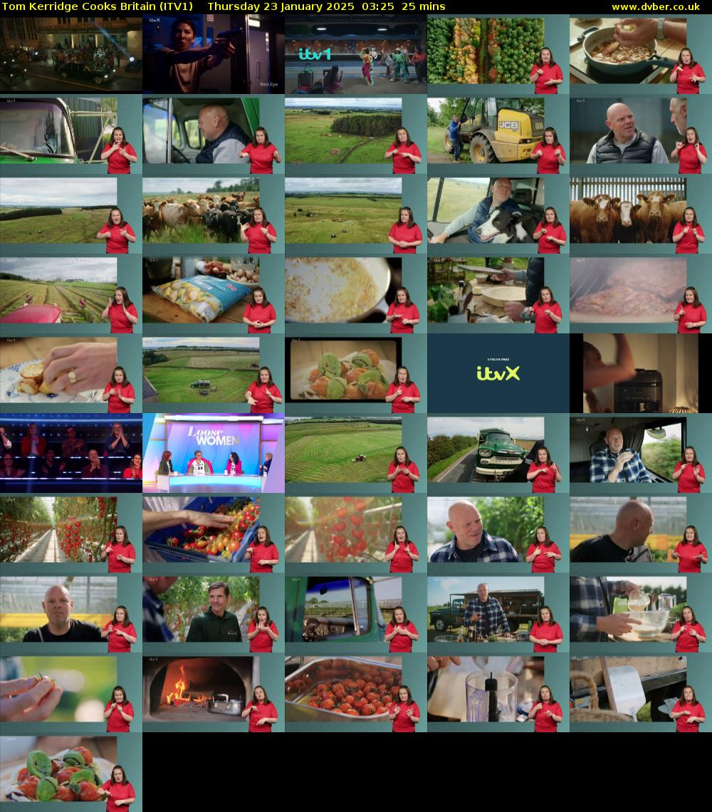 Tom Kerridge Cooks Britain (ITV1) Thursday 23 January 2025 03:25 - 03:50