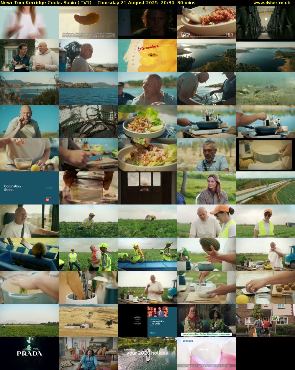 Tom Kerridge Cooks Spain (ITV1) Thursday 21 August 2025 20:30 - 21:00