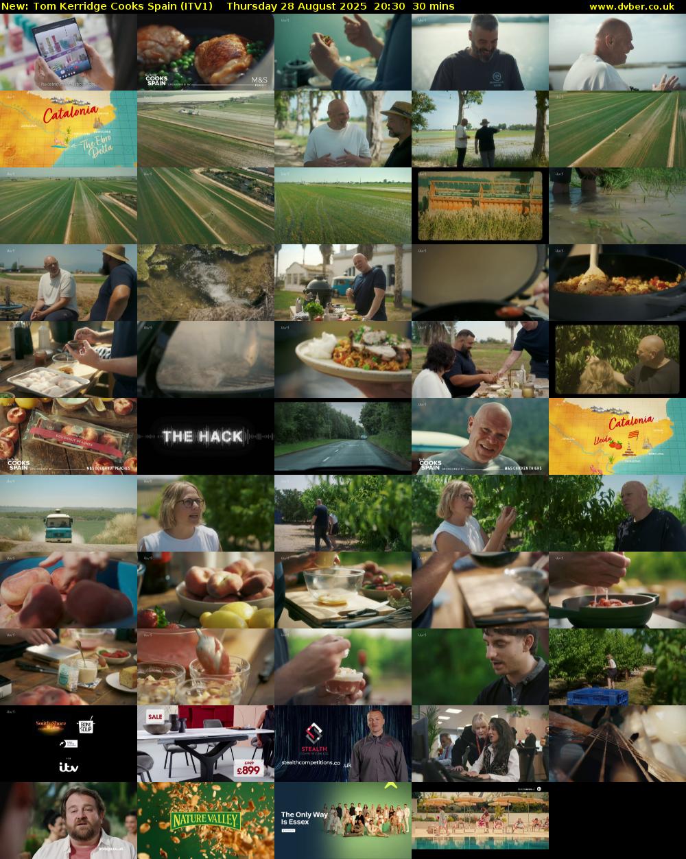 Tom Kerridge Cooks Spain (ITV1) Thursday 28 August 2025 20:30 - 21:00