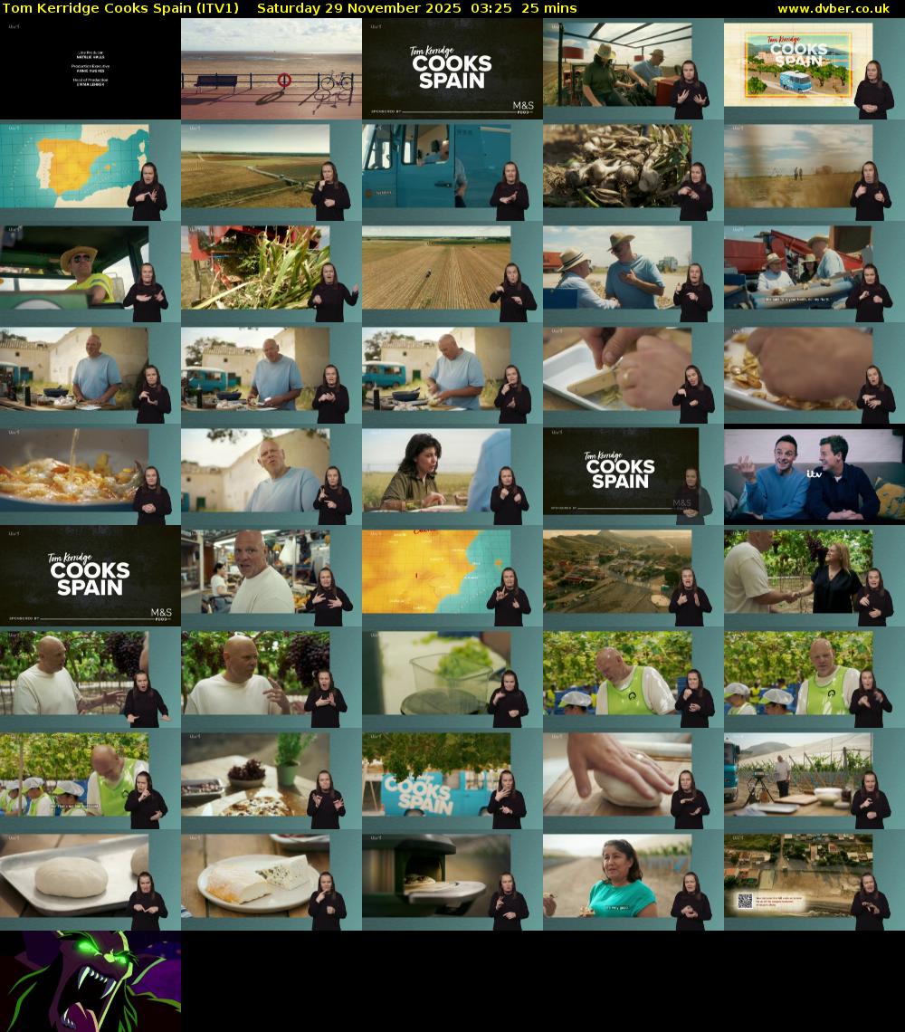 Tom Kerridge Cooks Spain (ITV1) Saturday 29 November 2025 03:25 - 03:50