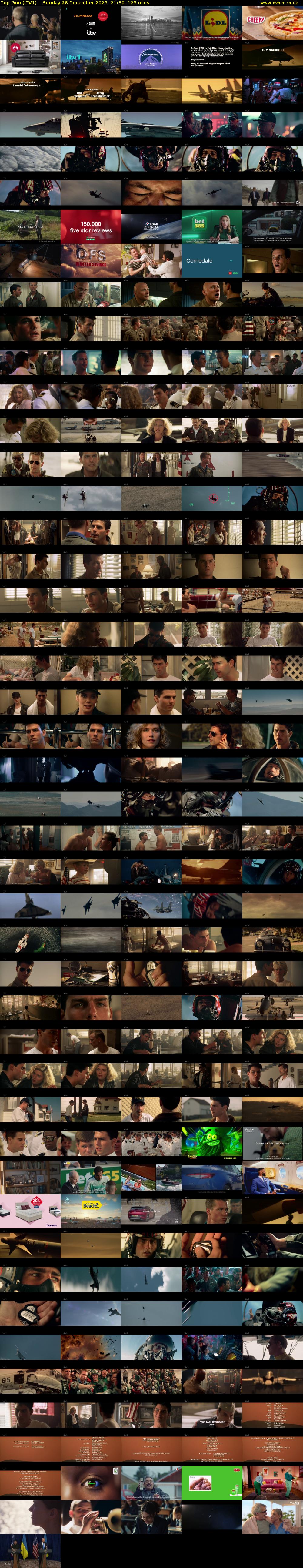 Top Gun (ITV1) Sunday 28 December 2025 21:30 - 23:35