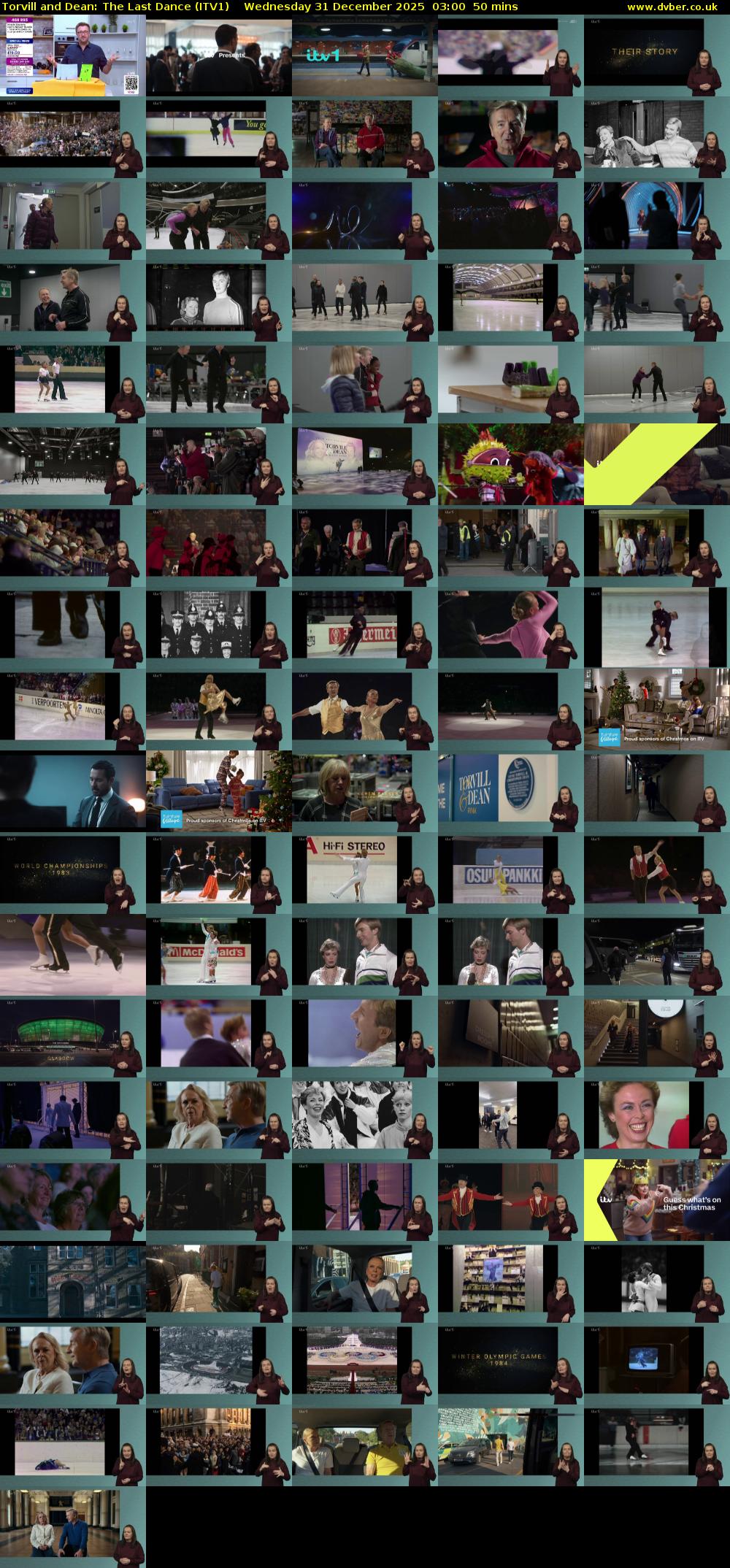 Torvill and Dean: The Last Dance (ITV1) Wednesday 31 December 2025 03:00 - 03:50