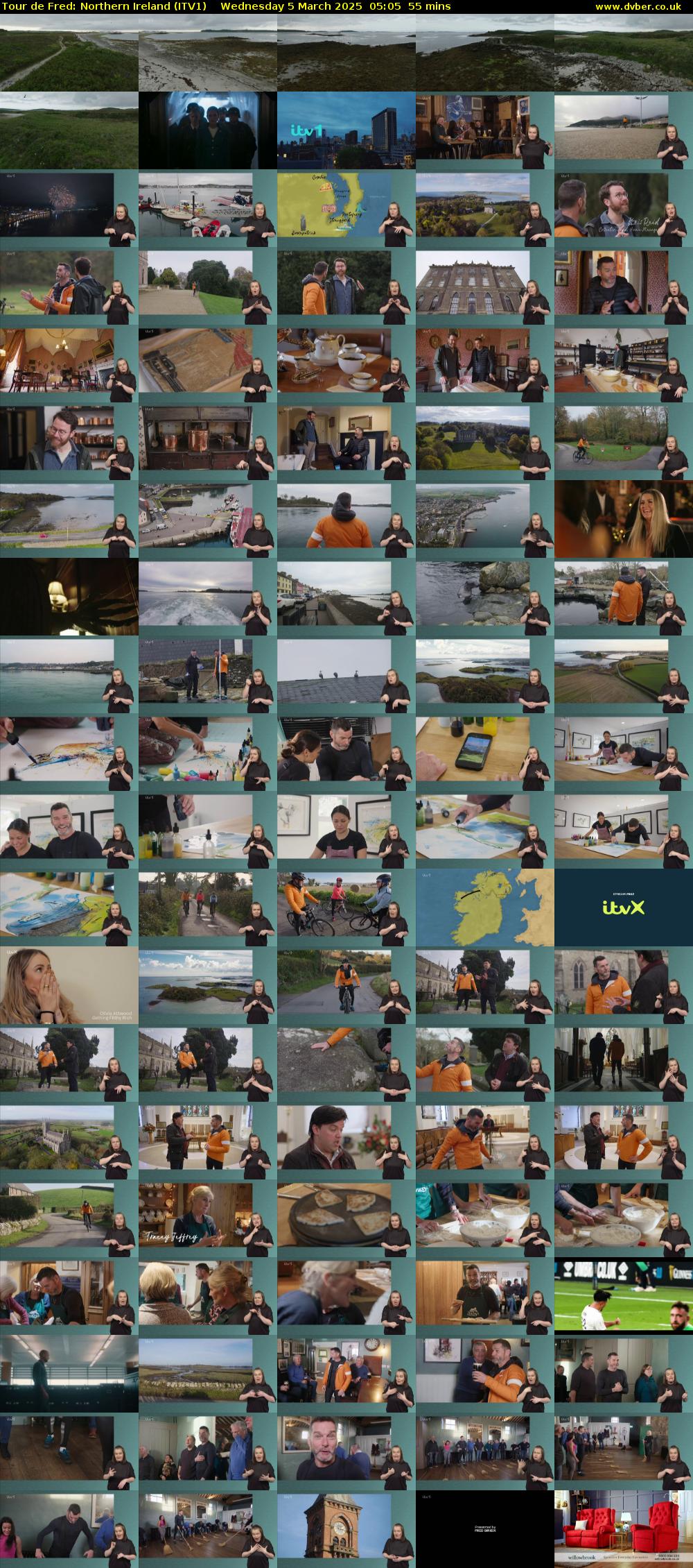 Tour de Fred: Northern Ireland (ITV1) Wednesday 5 March 2025 05:05 - 06:00