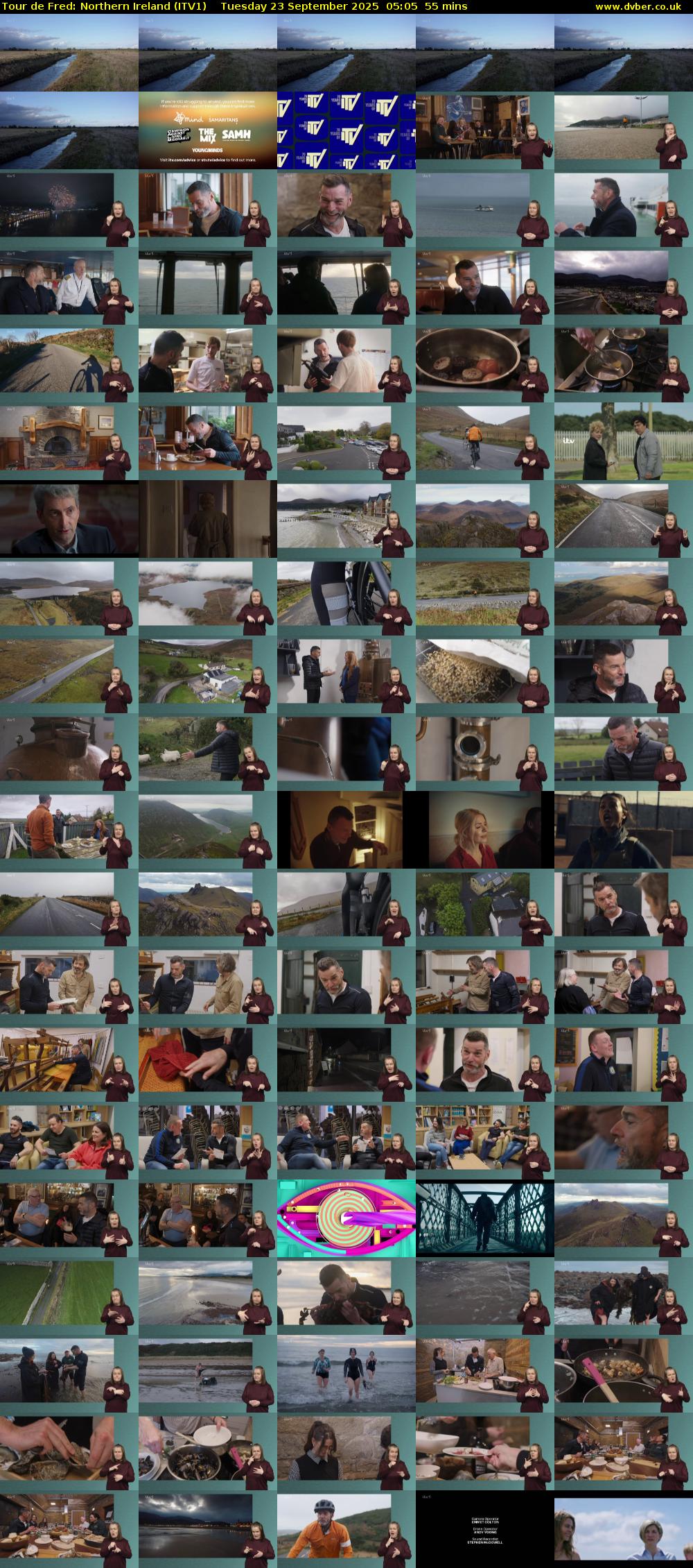 Tour de Fred: Northern Ireland (ITV1) Tuesday 23 September 2025 05:05 - 06:00