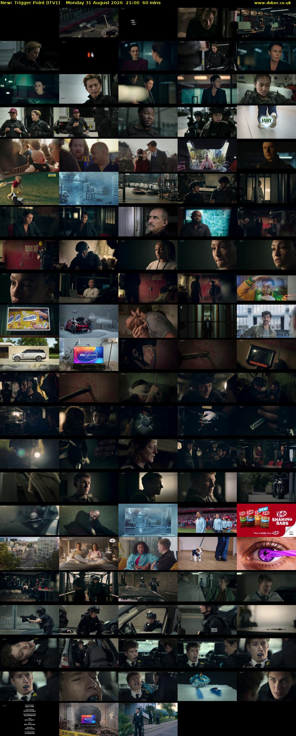 Trigger Point (ITV1) Monday 31 August 2026 21:00 - 22:00