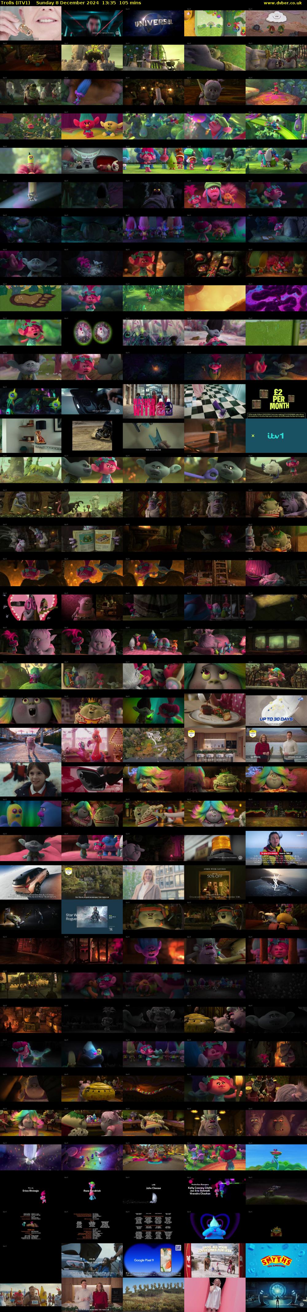 Trolls (ITV1) Sunday 8 December 2024 13:35 - 15:20