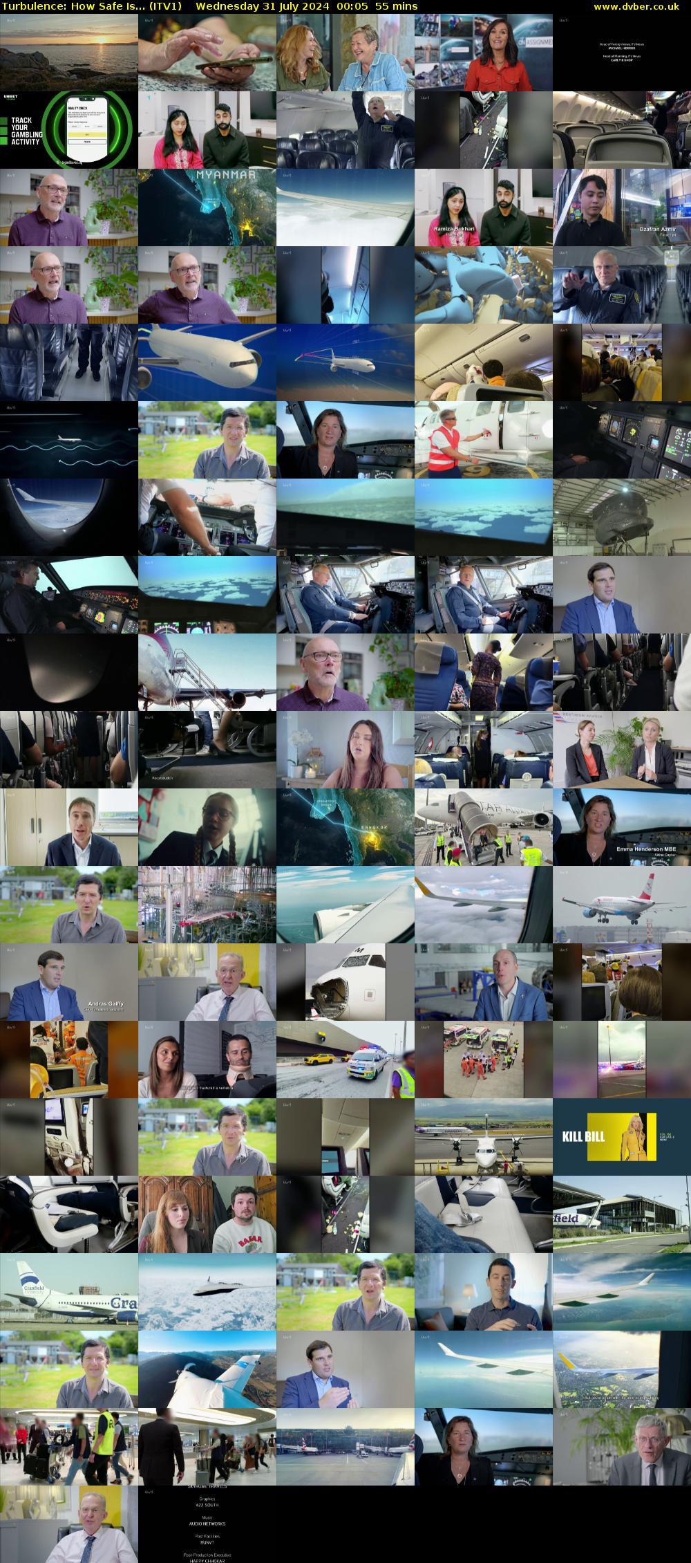 Turbulence: How Safe Is... (ITV1) Wednesday 31 July 2024 00:05 - 01:00