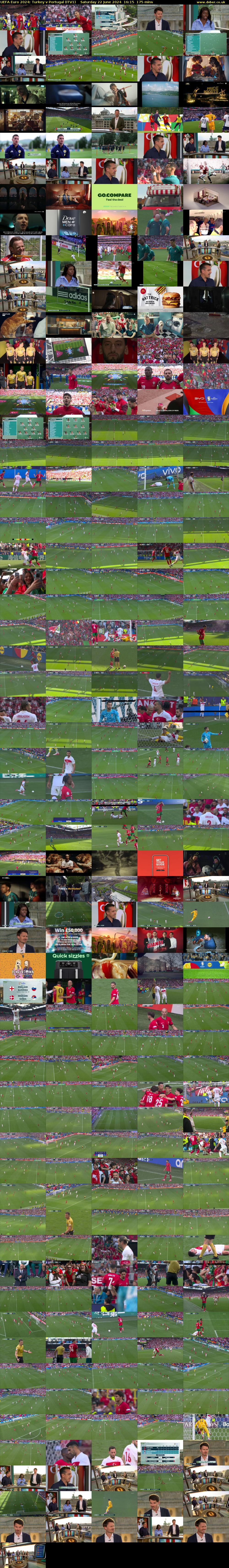 UEFA Euro 2024: Turkey v Portugal (ITV1) Saturday 22 June 2024 16:15 - 19:10
