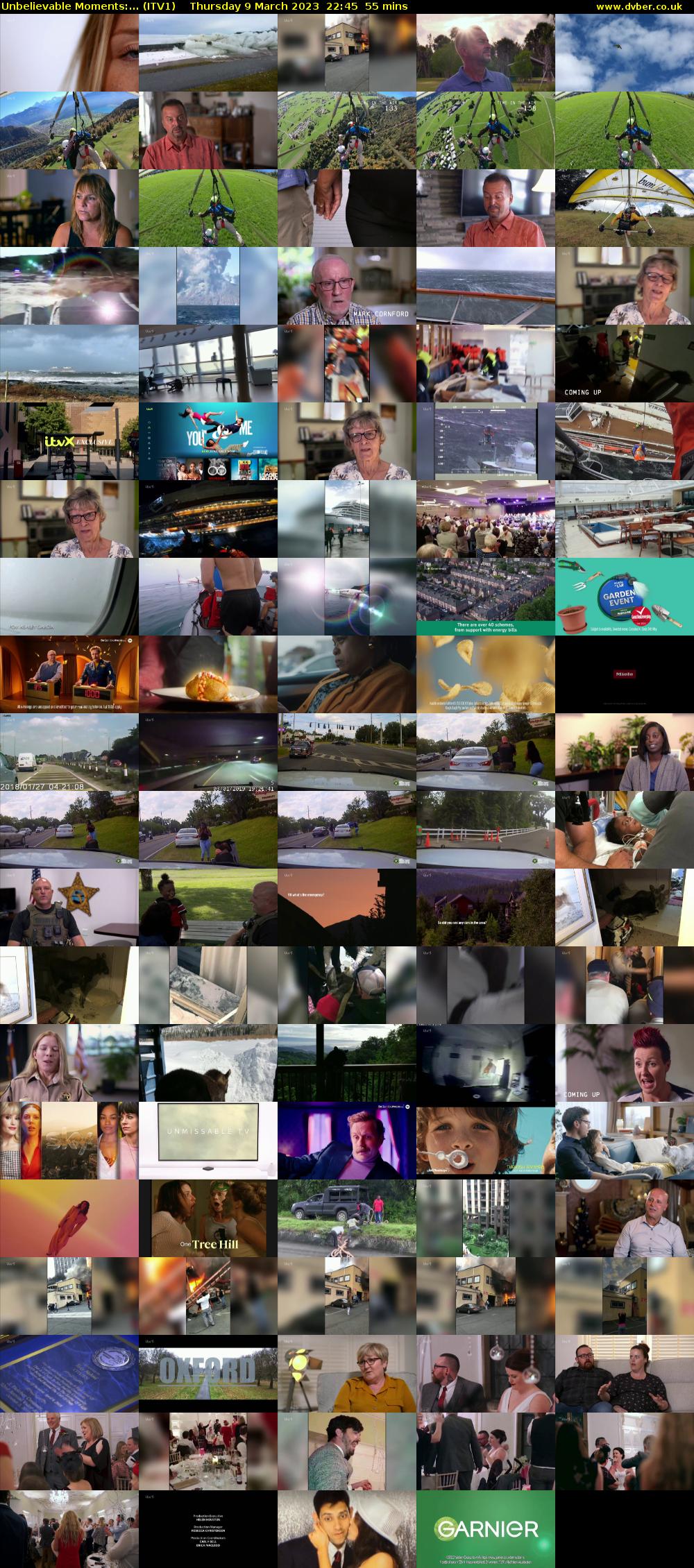 Unbelievable Moments:... (ITV1) Thursday 9 March 2023 22:45 - 23:40