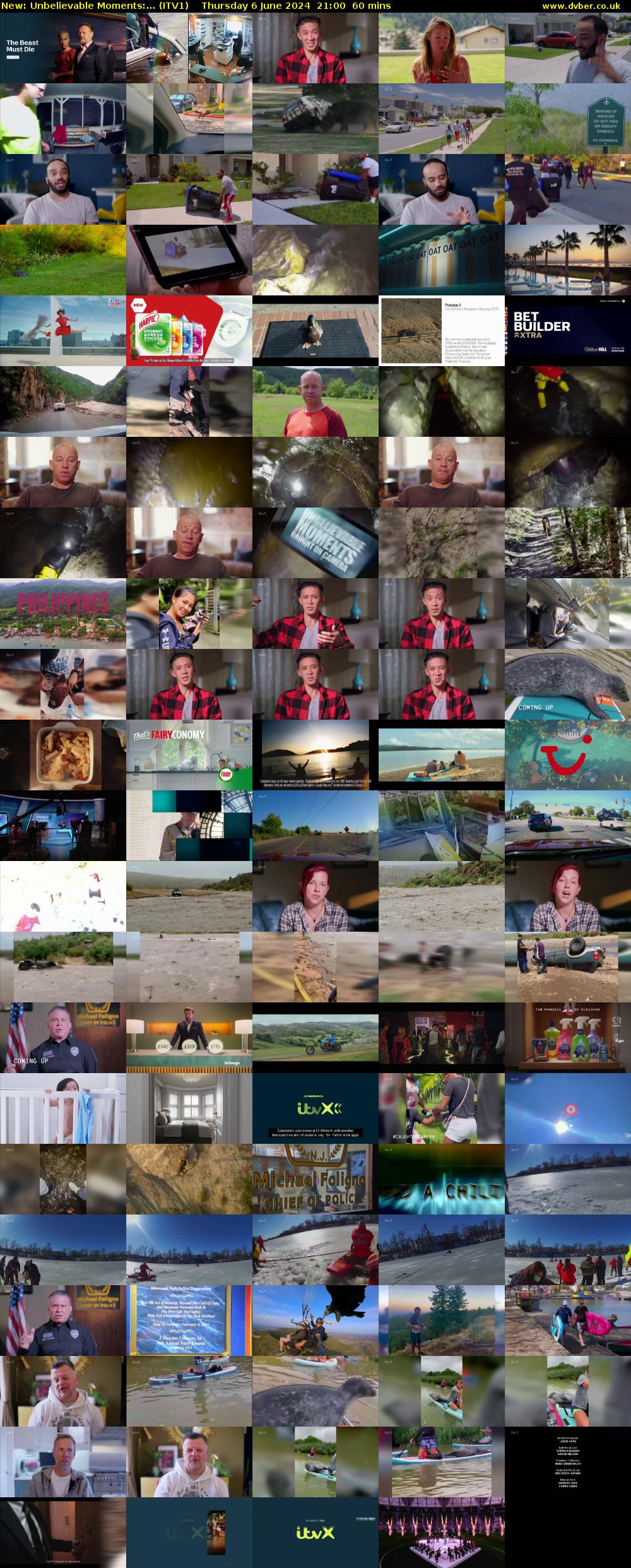 Unbelievable Moments:... (ITV1) Thursday 6 June 2024 21:00 - 22:00