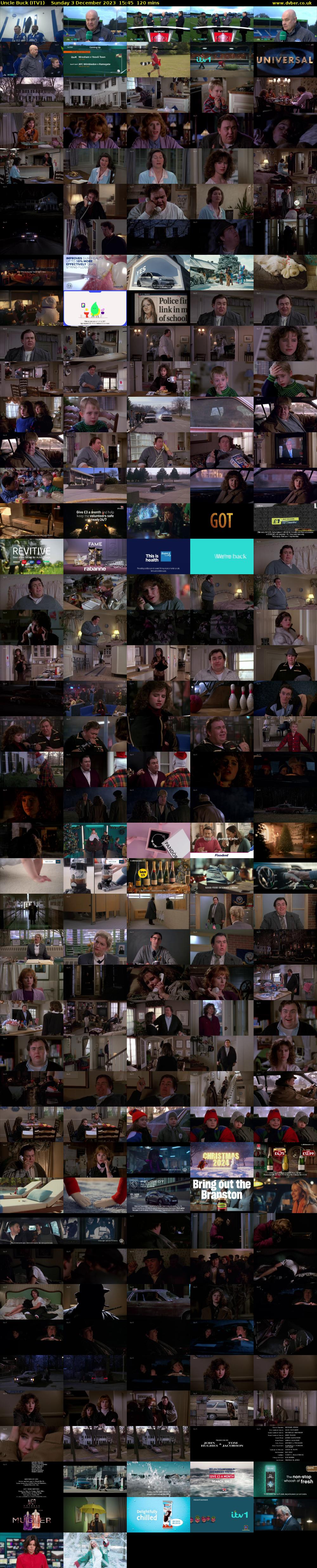 Uncle Buck (ITV1) Sunday 3 December 2023 15:45 - 17:45