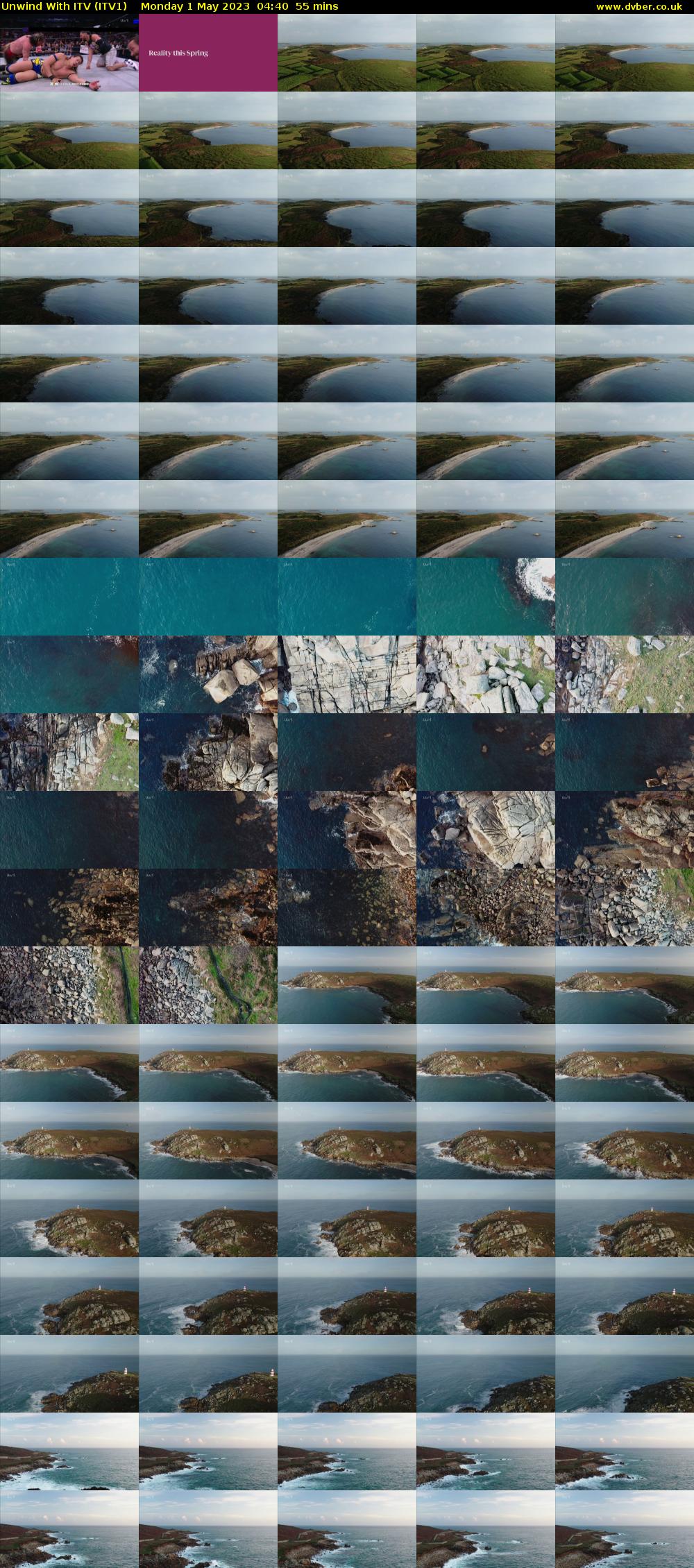 Unwind With ITV (ITV1) Monday 1 May 2023 04:40 - 05:35