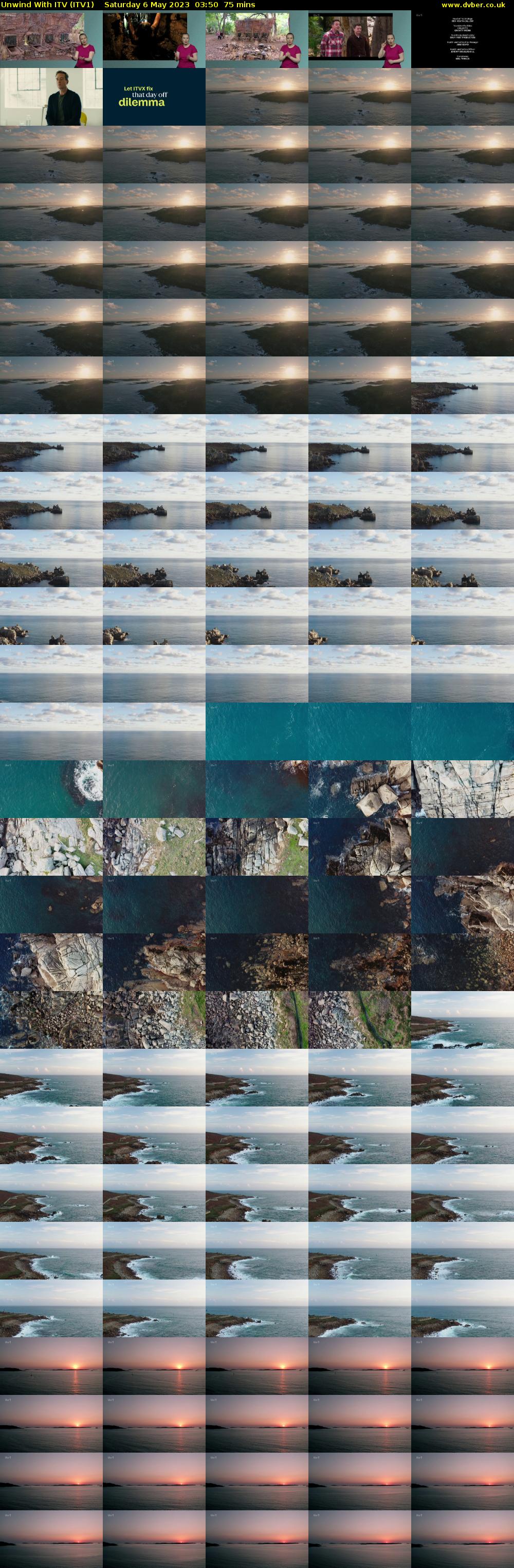 Unwind With ITV (ITV1) Saturday 6 May 2023 03:50 - 05:05