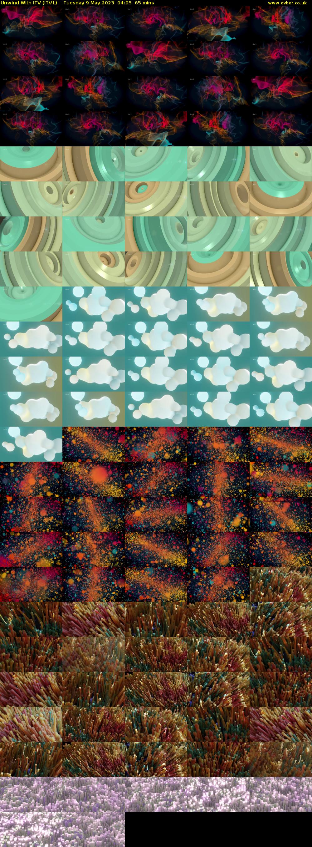 Unwind With ITV (ITV1) Tuesday 9 May 2023 04:05 - 05:10