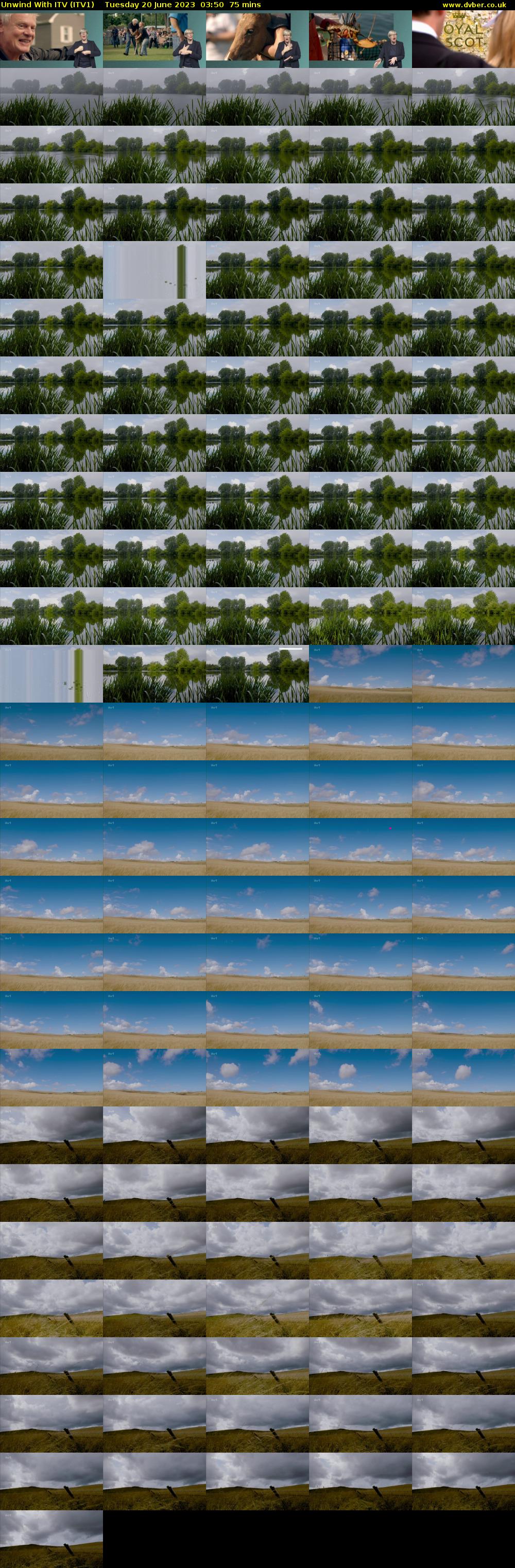 Unwind With ITV (ITV1) Tuesday 20 June 2023 03:50 - 05:05